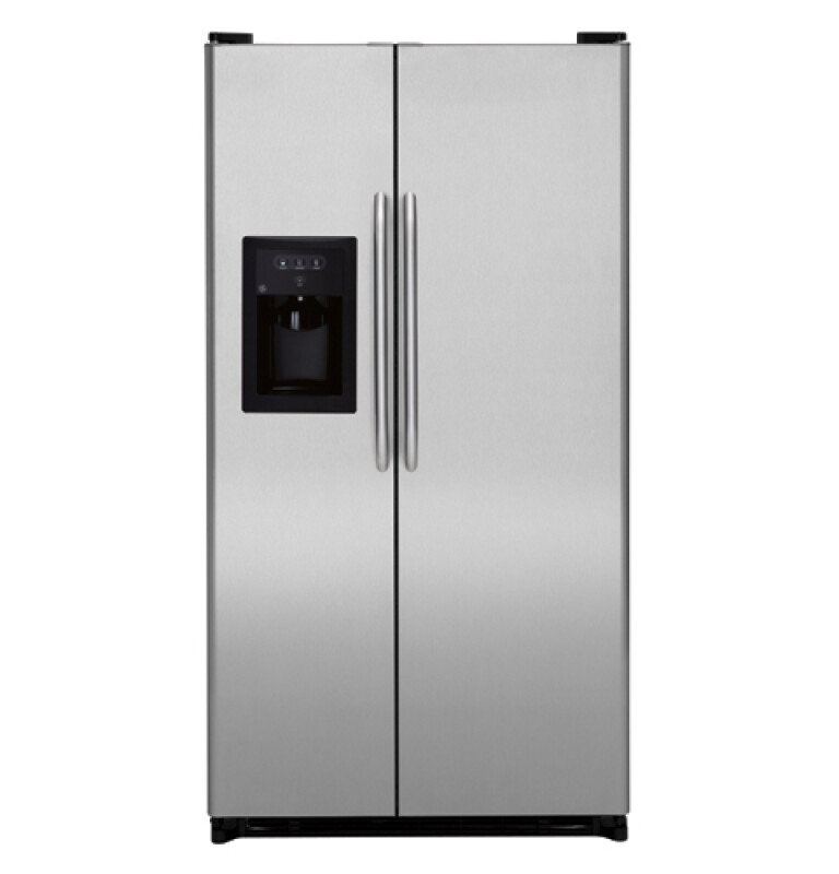 25.0 Cu. Ft. Capacity Stainless Side-By-Side Refrigerator with Dispenser GSS25JSRSS