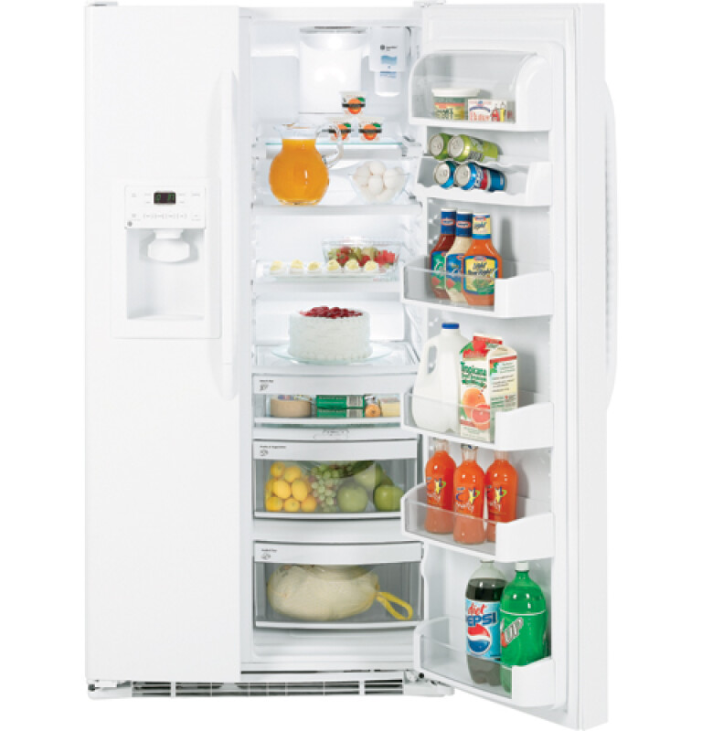 25.4 Cu. Ft. Side-By-Side Refrigerator with Dispenser GSS25KGTWW