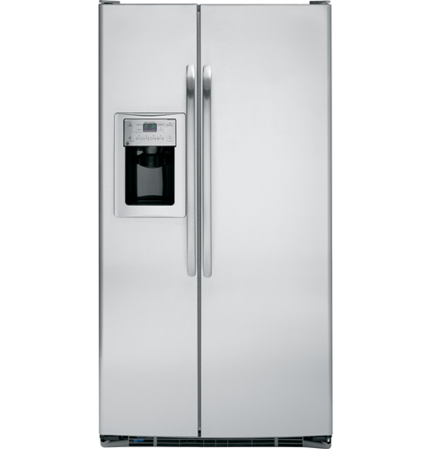 25.4 Cu. Ft. Stainless Side-By-Side Refrigerator with Dispenser GSS25KSWSS