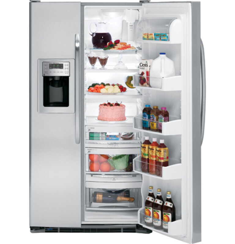 25.4 Cu. Ft. Side-By-Side Refrigerator with Dispenser GSS25LSWSS
