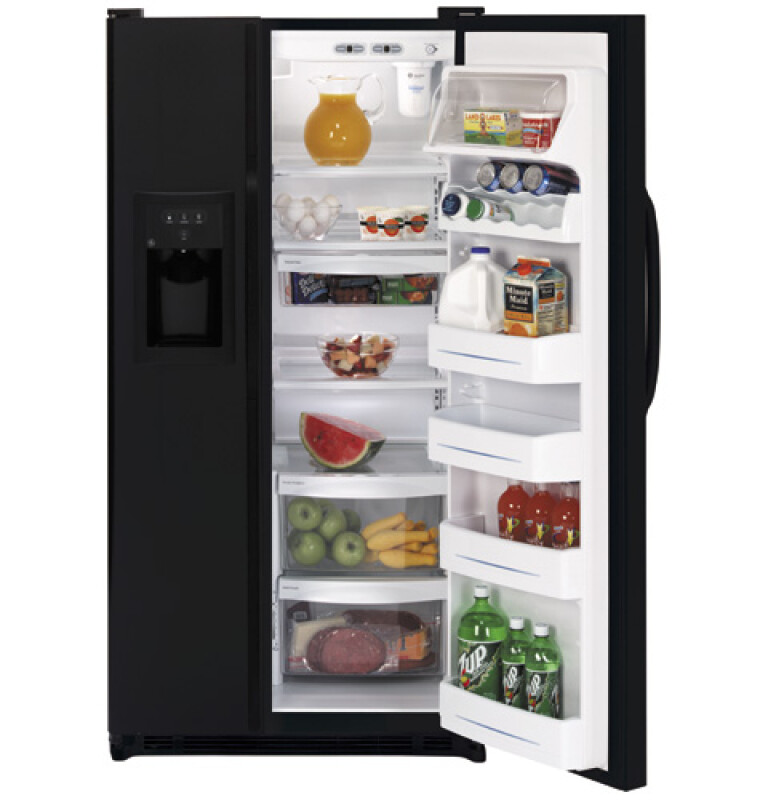 25.0 Cu. Ft. Capacity Side-By-Side Refrigerator with Dispenser GSS25QGPBB