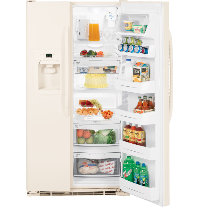 25.4 Cu. Ft. Side-By-Side Refrigerator with Dispenser GSS25QGTCC