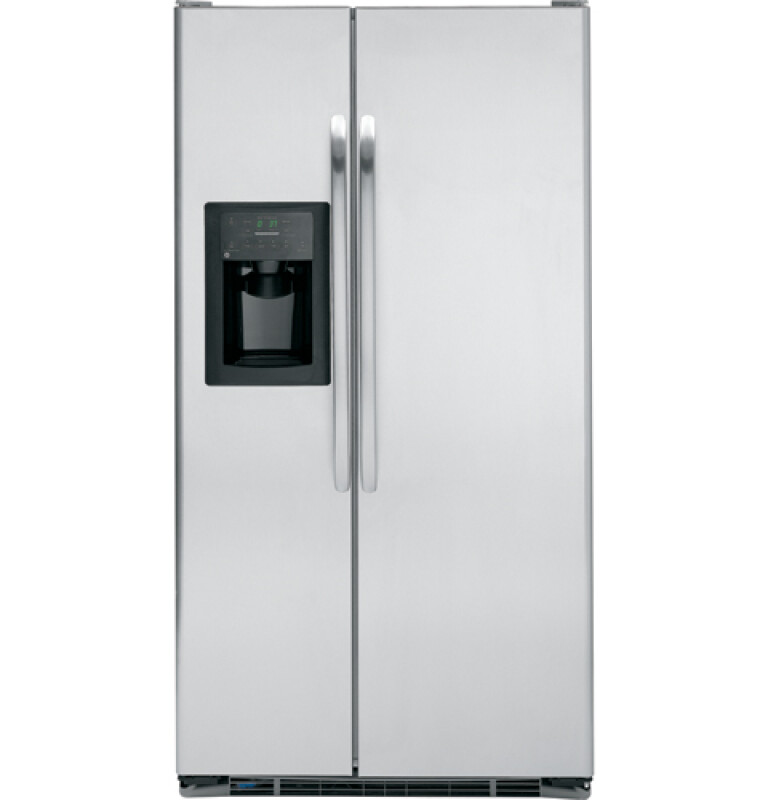 25.4 Cu. Ft. Capacity Side-By-Side Refrigerator with Dispenser GSS25QSWSS, product image 2 of 3