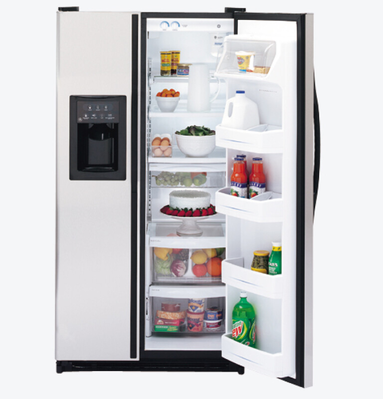 24.9 Cu. Ft. Stainless Side-By-Side Refrigerator with Dispenser GSS25SGMBS