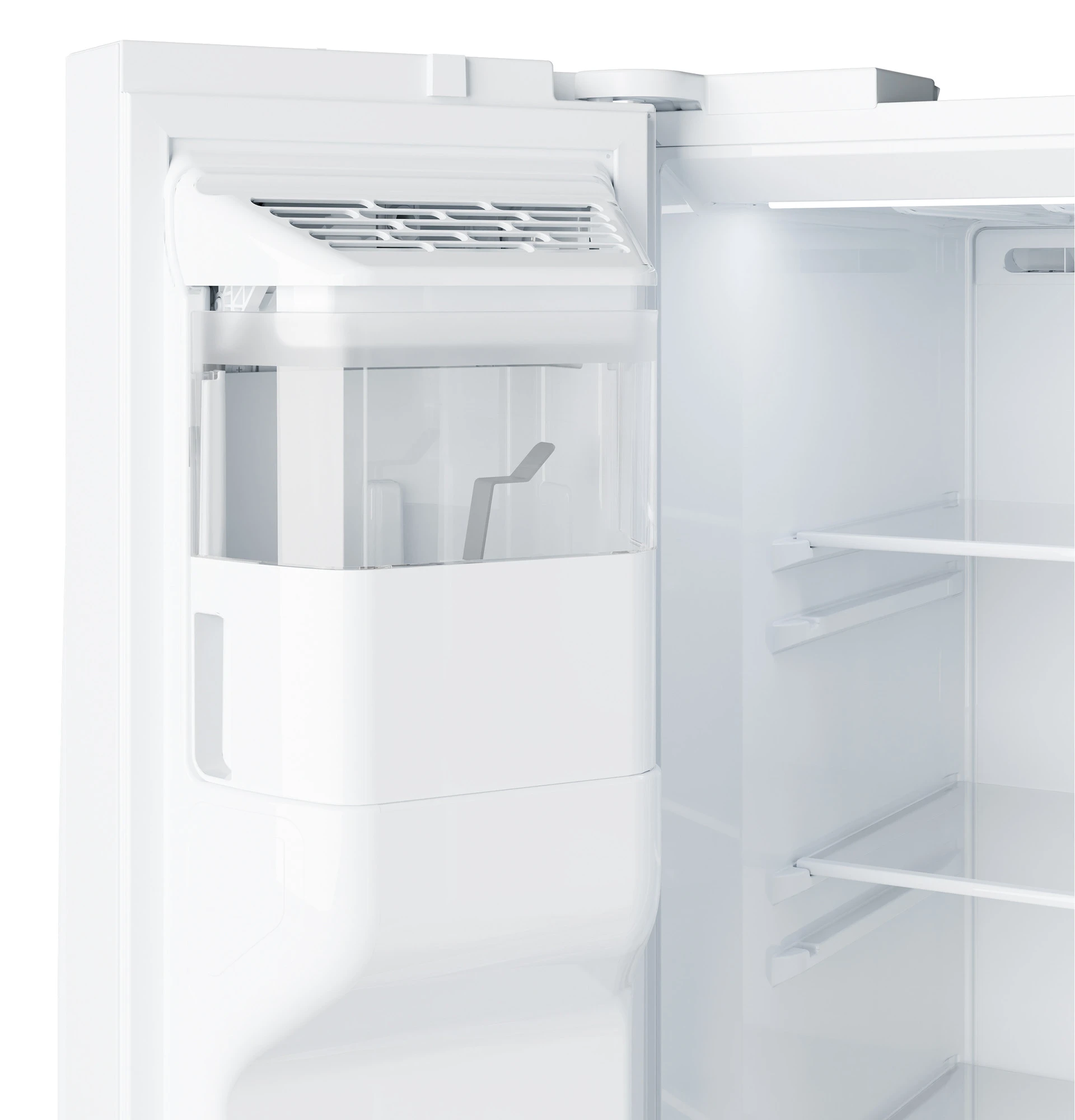 27.9 Cu. Ft. Side-By-Side Refrigerator with Extra Tall Dispenser and In-Door Icemaker GSS28NGYWW