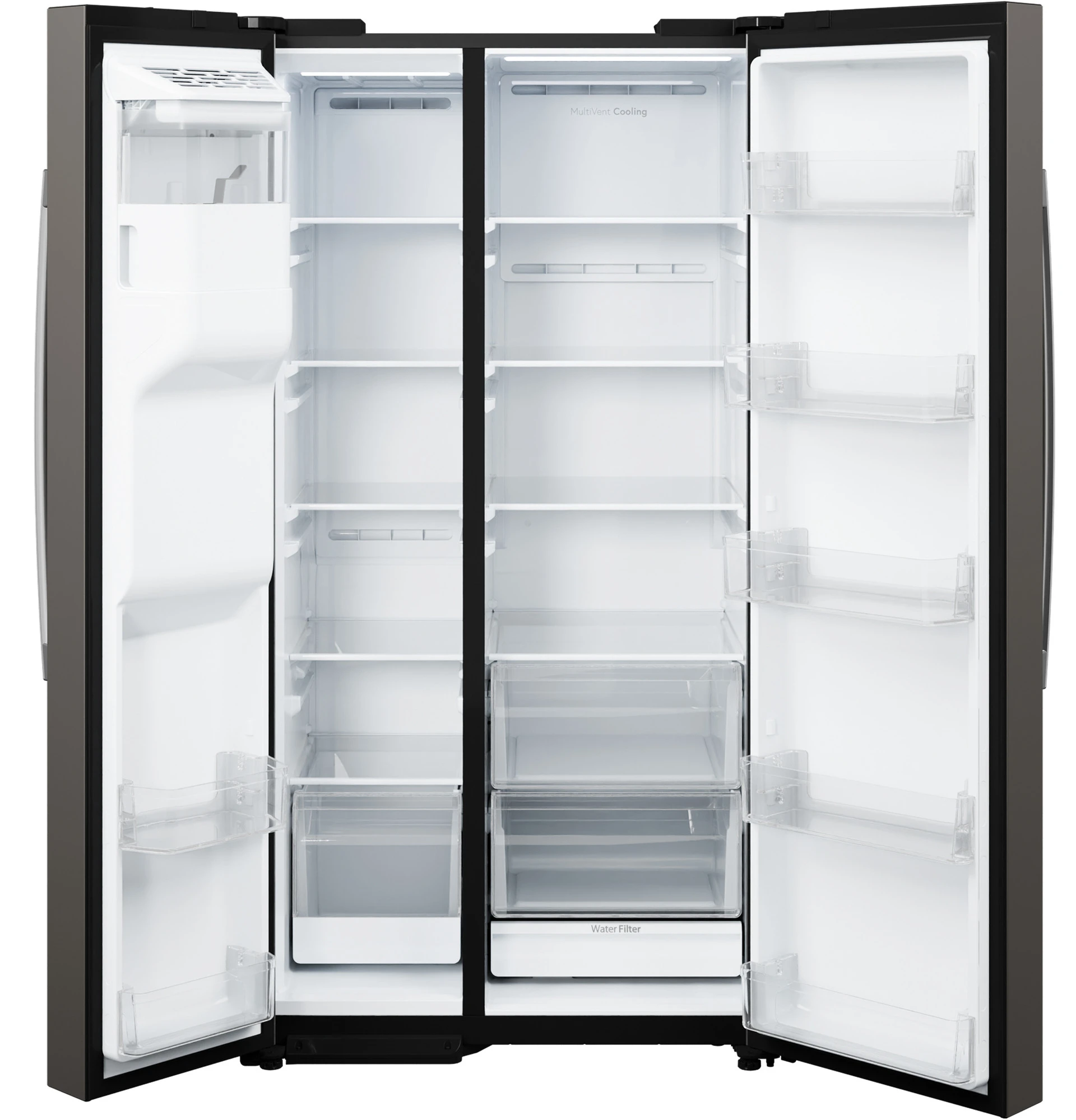 27.9 Cu. Ft. Side-By-Side Refrigerator with Extra Tall Dispenser and In-Door Icemaker GSS28NMYES