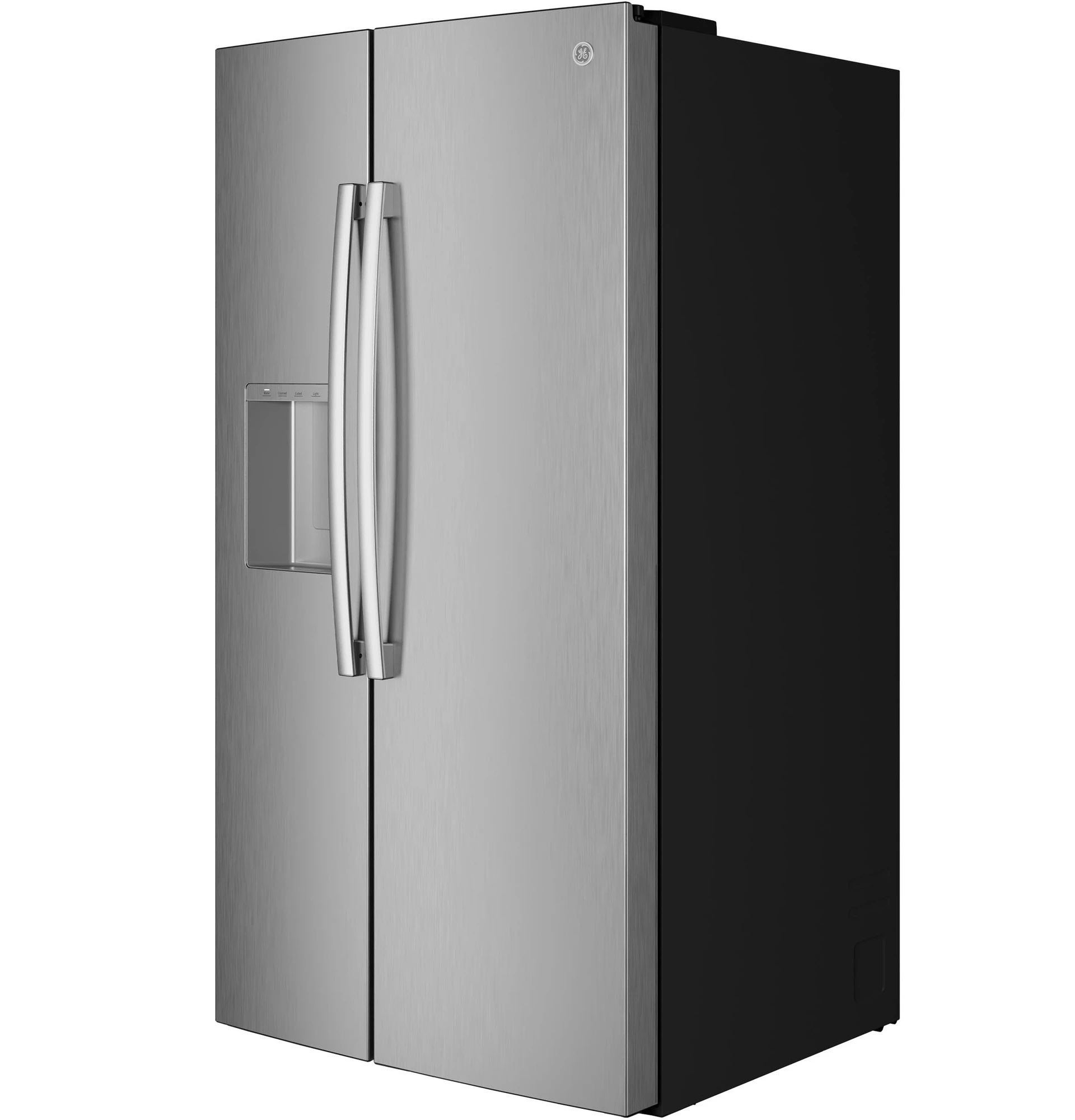 Ge® 27.9 Cu. Ft. Side-by-side Refrigerator With Extra Tall Dispenser And In-door Icemaker GSS28NYYFS