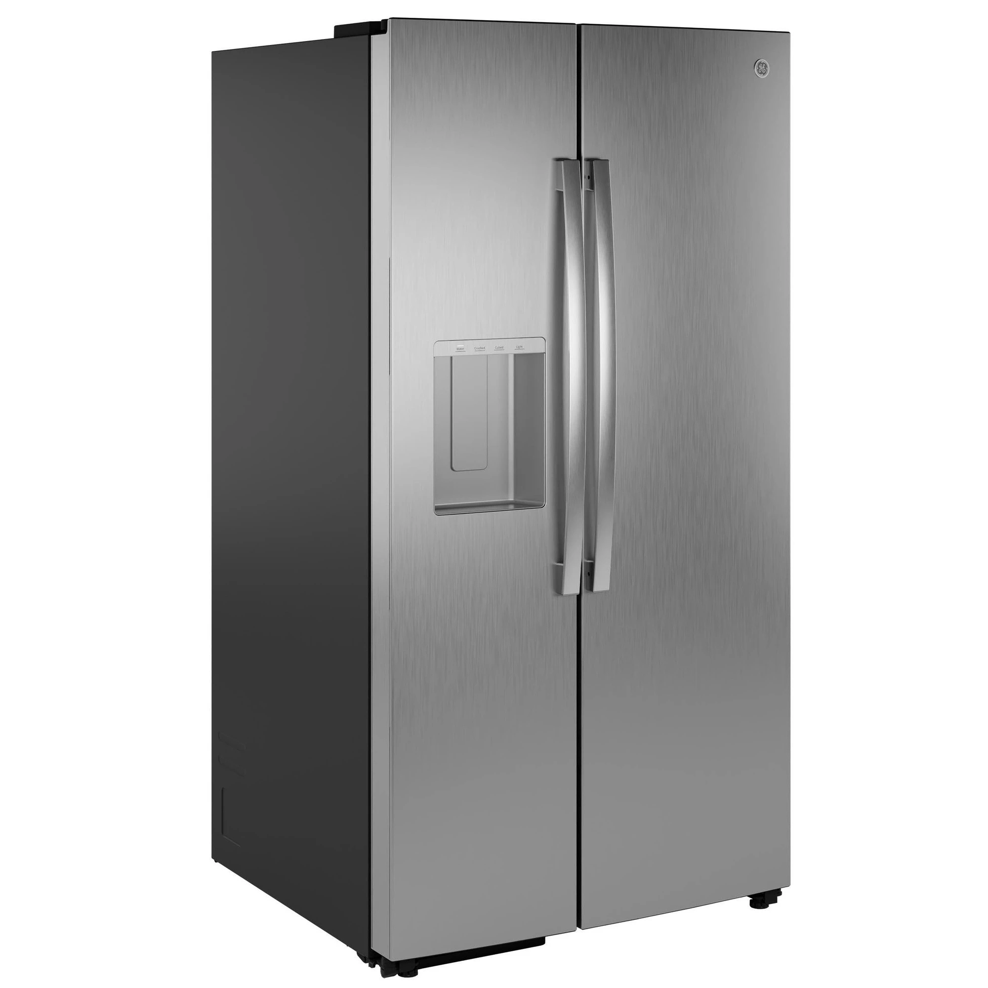 Ge® 27.9 Cu. Ft. Side-by-side Refrigerator With Extra Tall Dispenser And In-door Icemaker GSS28NYYFS