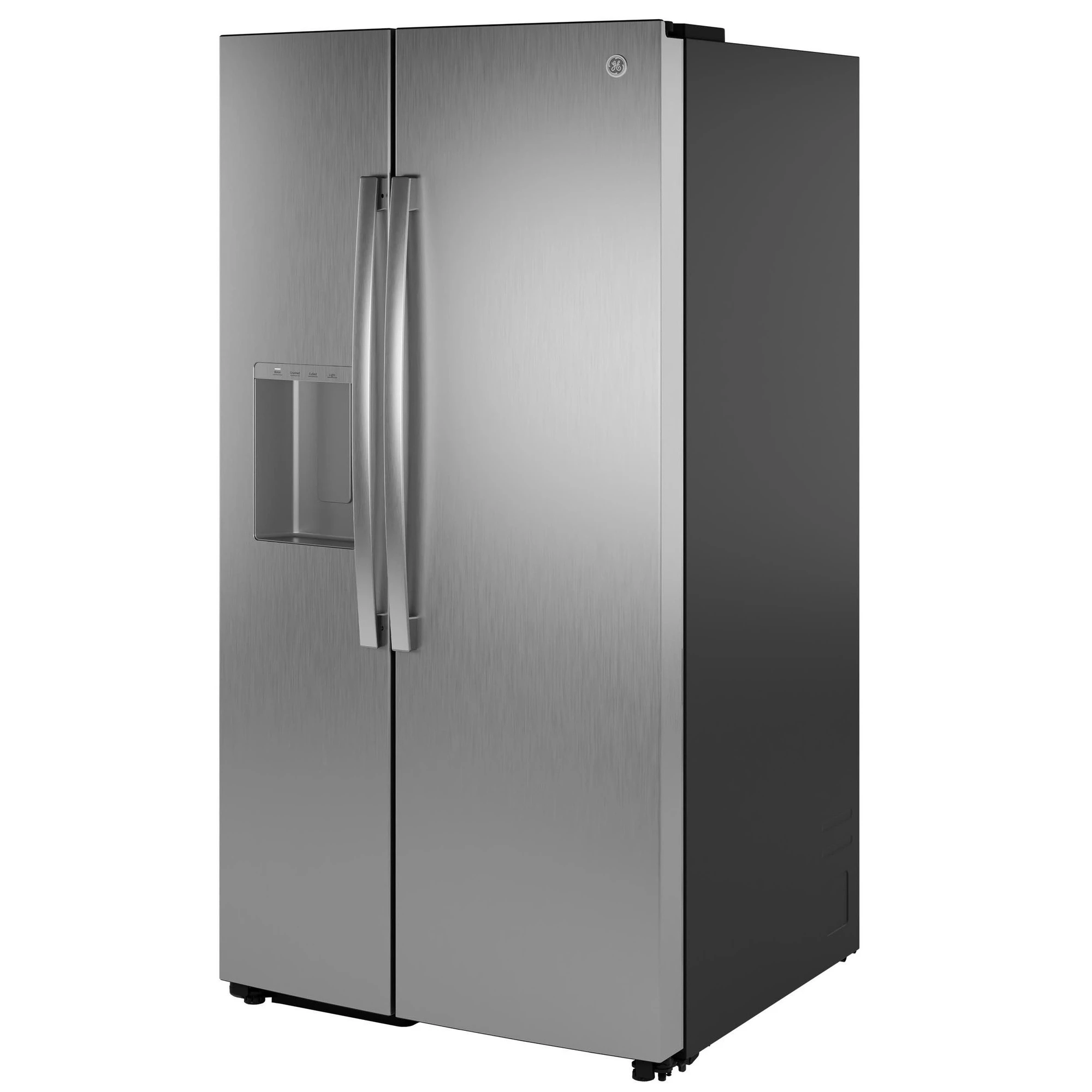 Ge® 27.9 Cu. Ft. Side-by-side Refrigerator With Extra Tall Dispenser And In-door Icemaker GSS28NYYFS