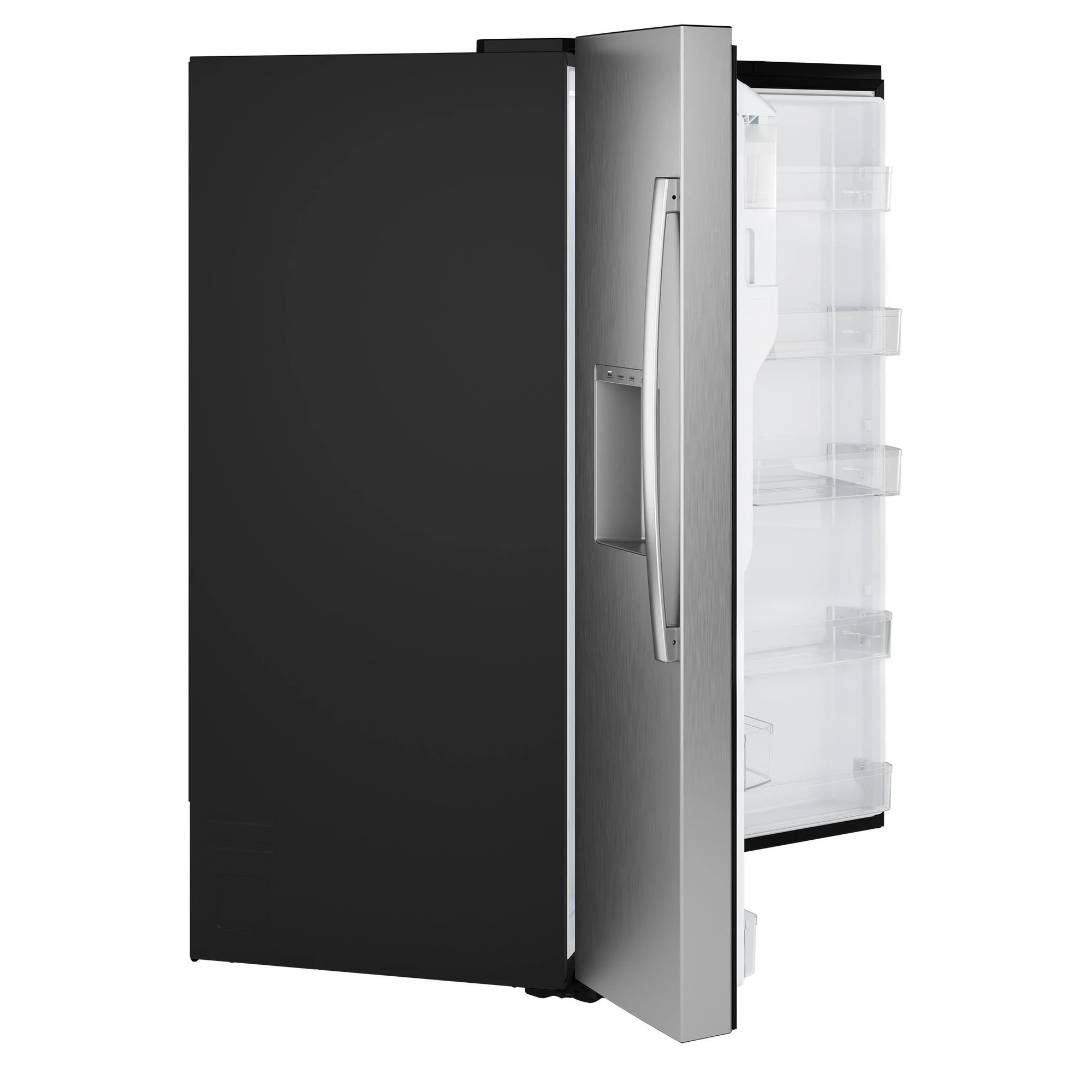 Ge® 27.9 Cu. Ft. Side-by-side Refrigerator With Extra Tall Dispenser And In-door Icemaker GSS28NYYFS