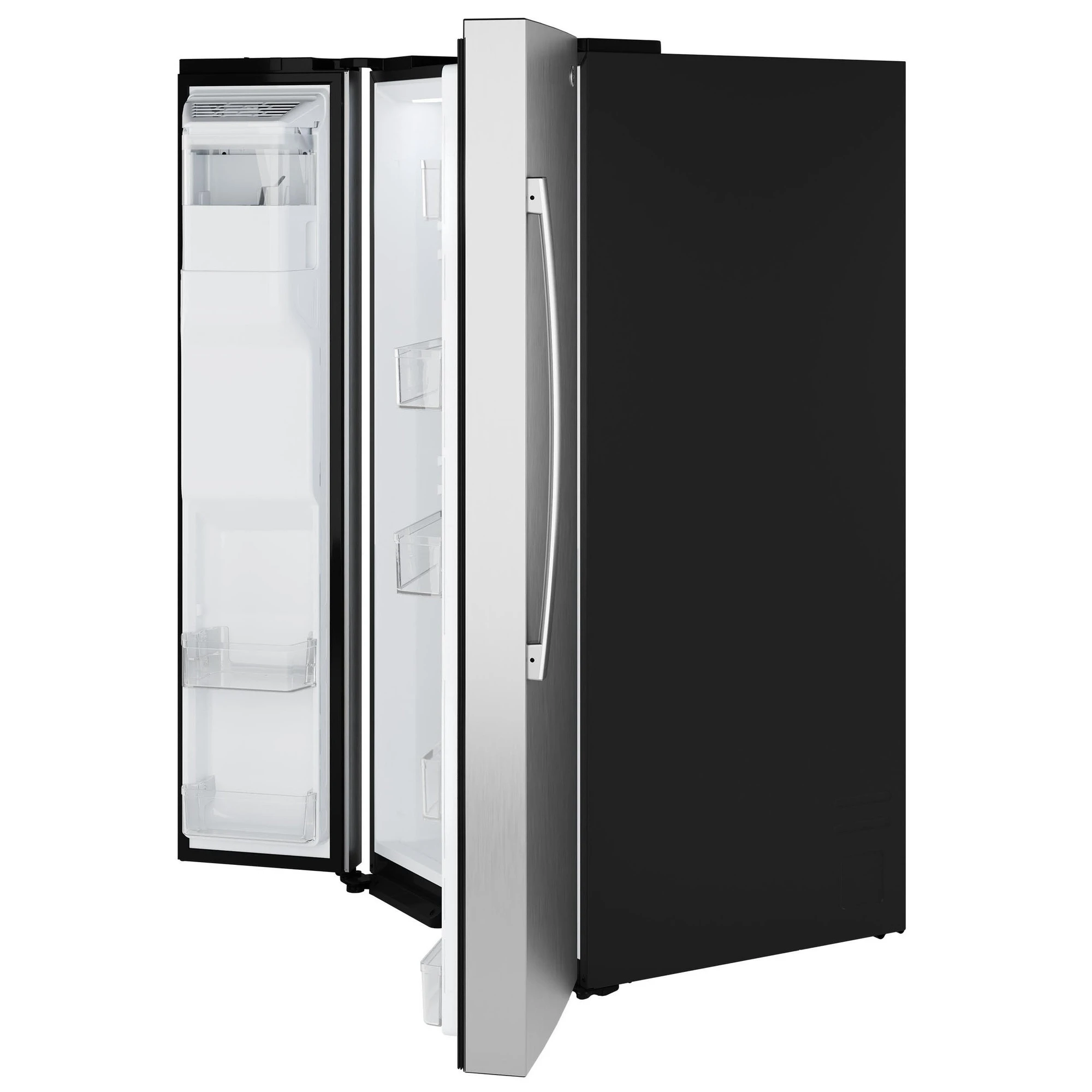 Ge® 27.9 Cu. Ft. Side-by-side Refrigerator With Extra Tall Dispenser And In-door Icemaker GSS28NYYFS