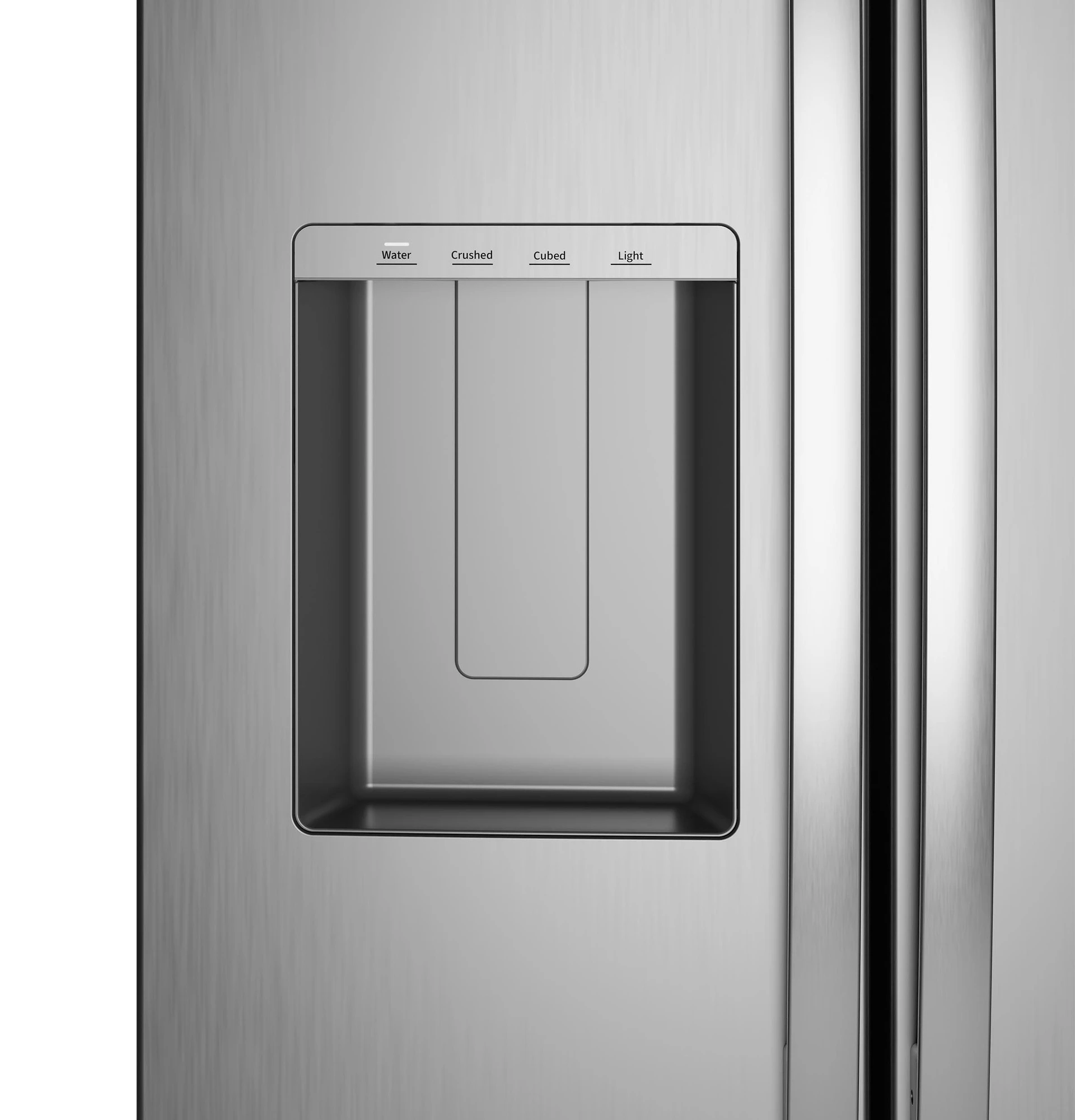 GE® 27.7 Cu. Ft. Side-By-Side Refrigerator with LED Light Walls and Extra Tall Dispenser view 10