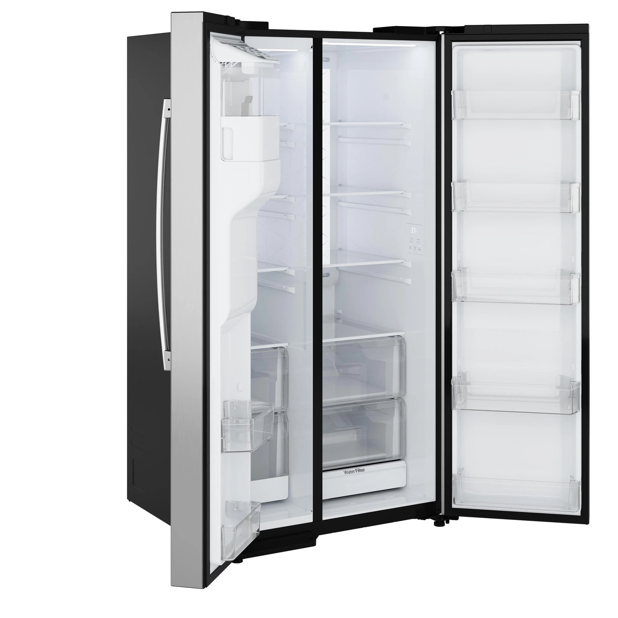 GE® 27.7 Cu. Ft. Side-By-Side Refrigerator with LED Light Walls and Extra Tall Dispenser view 61