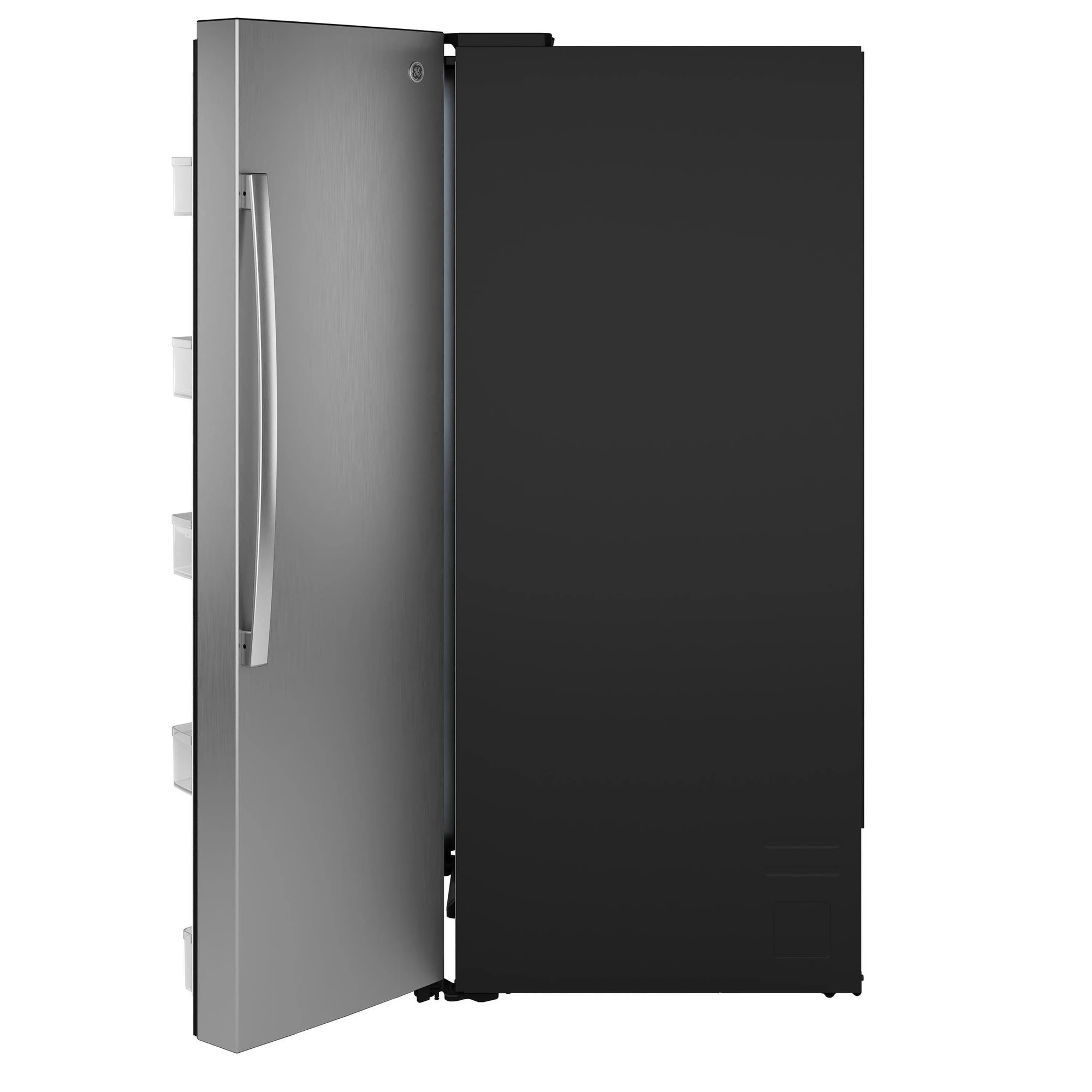 GE® 27.7 Cu. Ft. Side-By-Side Refrigerator with LED Light Walls and Extra Tall Dispenser view 77
