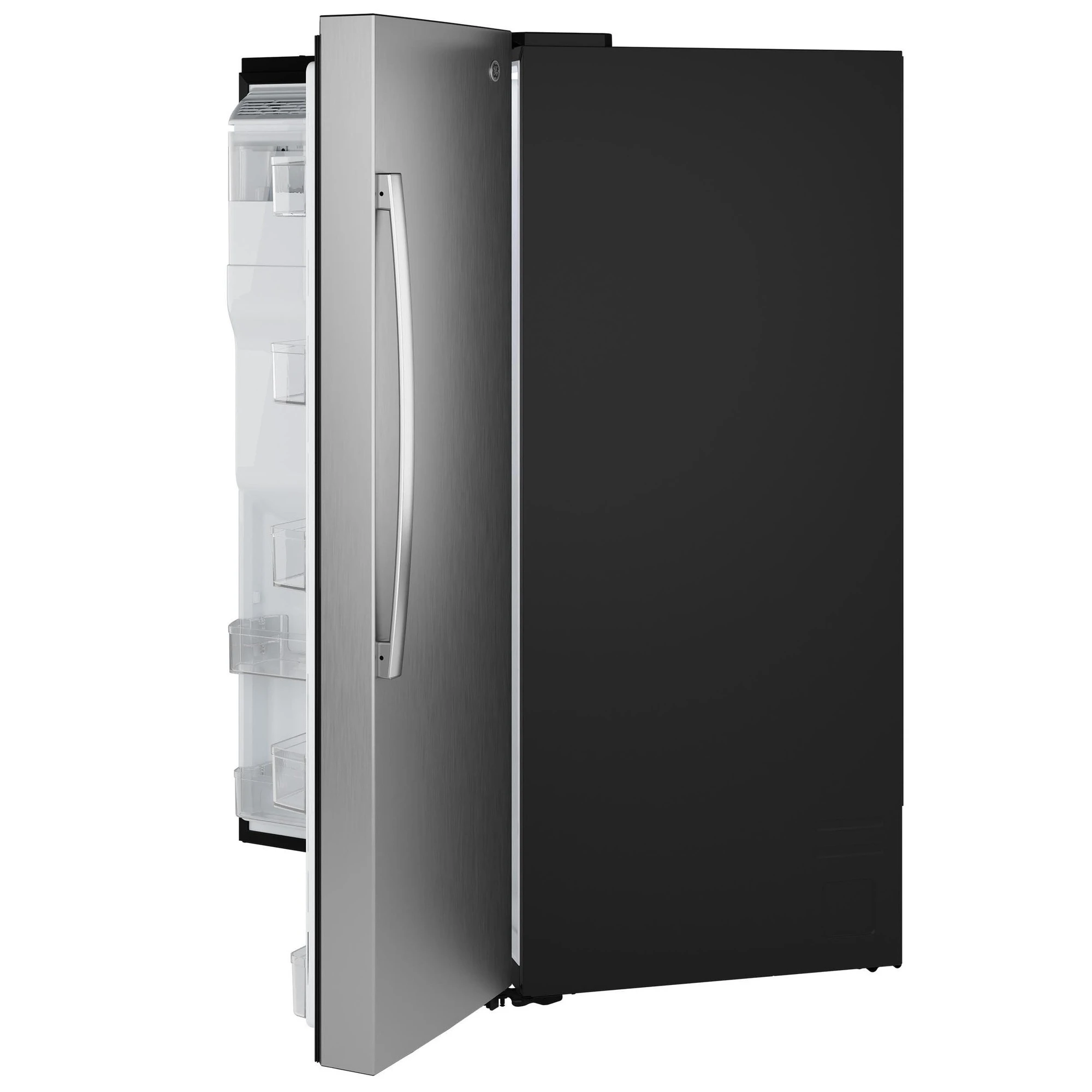 GE® 27.7 Cu. Ft. Side-By-Side Refrigerator with LED Light Walls and Extra Tall Dispenser view 78
