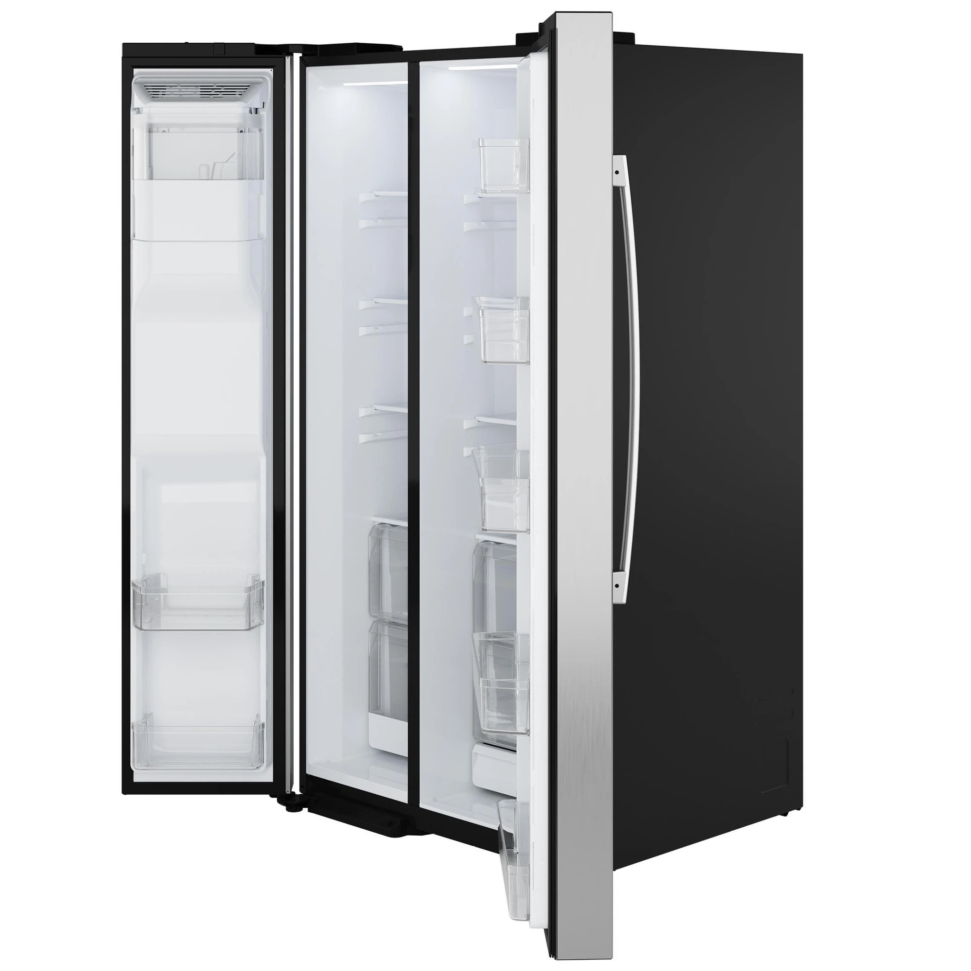 GE® 27.7 Cu. Ft. Side-By-Side Refrigerator with LED Light Walls and Extra Tall Dispenser view 80