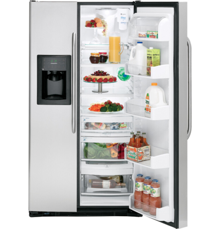 25.6 Cu. Ft. Side-By-Side Refrigerator with Dispenser GSW25LSTSS