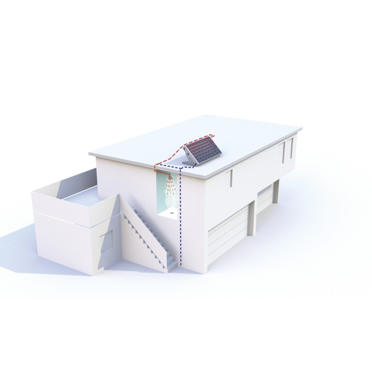GeoSpring Internal Collector Storage (ICS) Solar Water Heater GT40C10BAM, product image 19 of 37