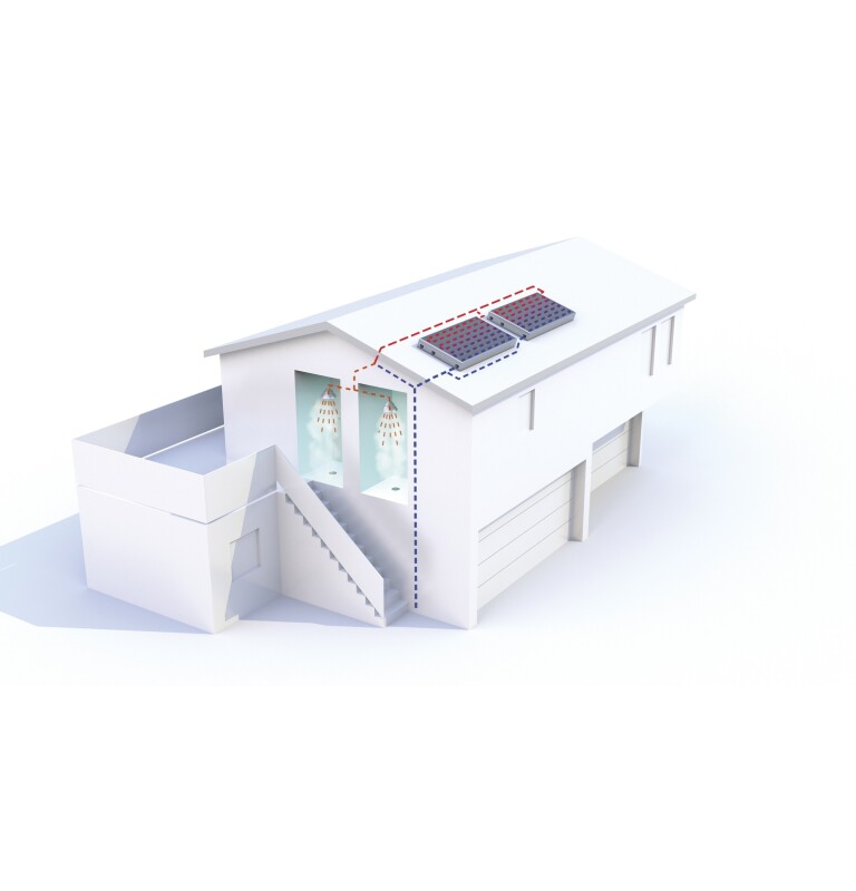 GeoSpring Internal Collector Storage (ICS) Solar Water Heater GT50C10BAM, product image 15 of 35