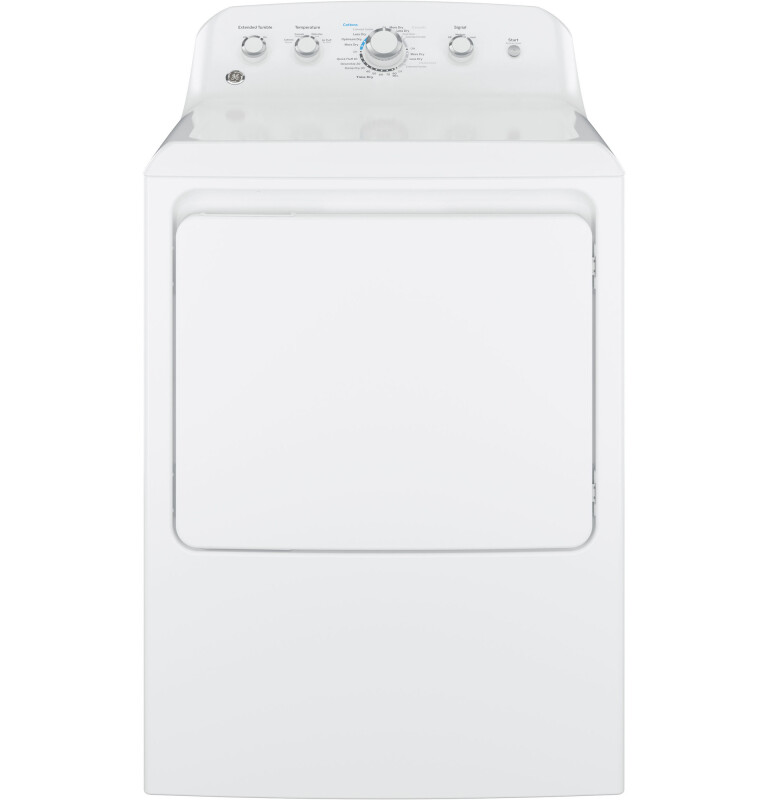 GE 7.2 cu. ft. Capacity aluminized alloy drum Electric Dryer White GTD42EASJWW Picture 1