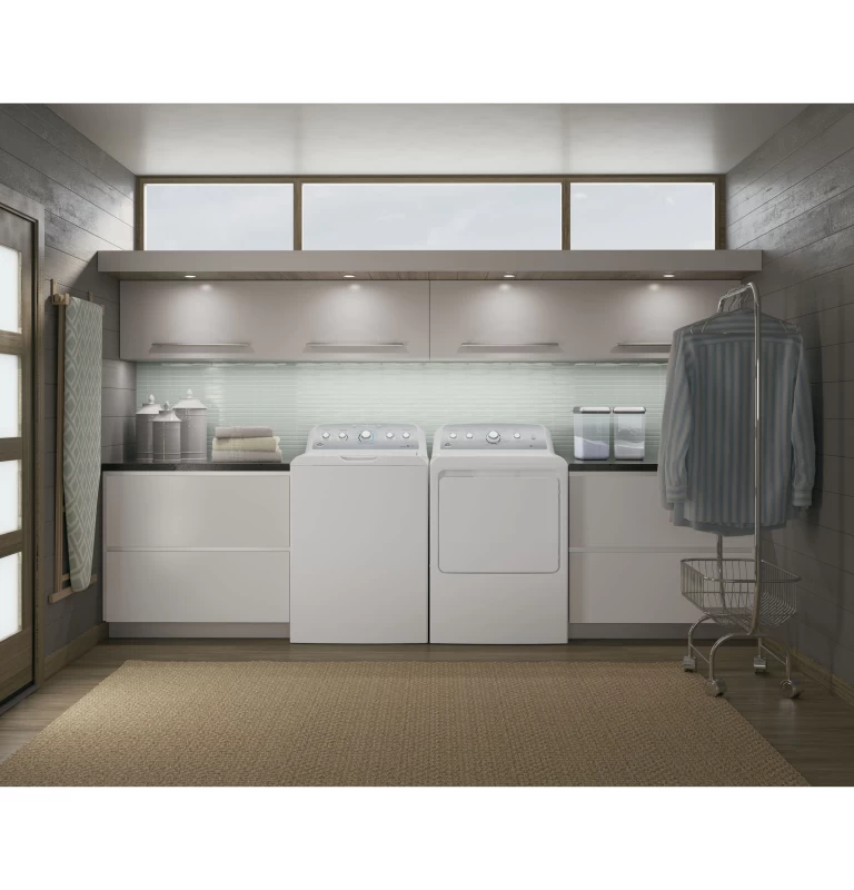 7.2 cu. ft. Capacity aluminized alloy drum Electric Dryer with Sensor Dry GTD45EASJWS
