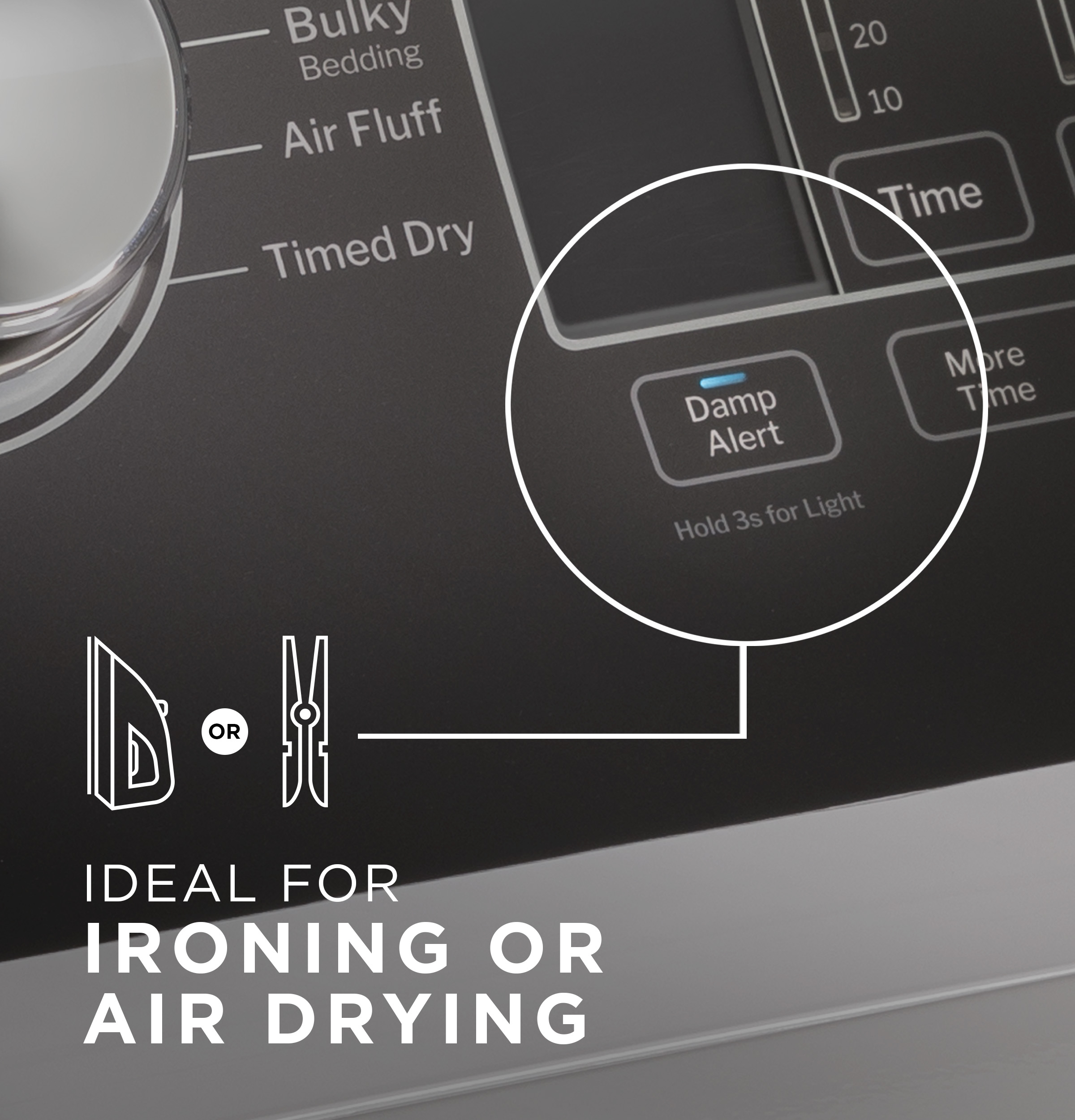 7.4 cu. ft. Capacity Electric Dryer with Up To 120 ft. Venting and Sensor Dry view 18