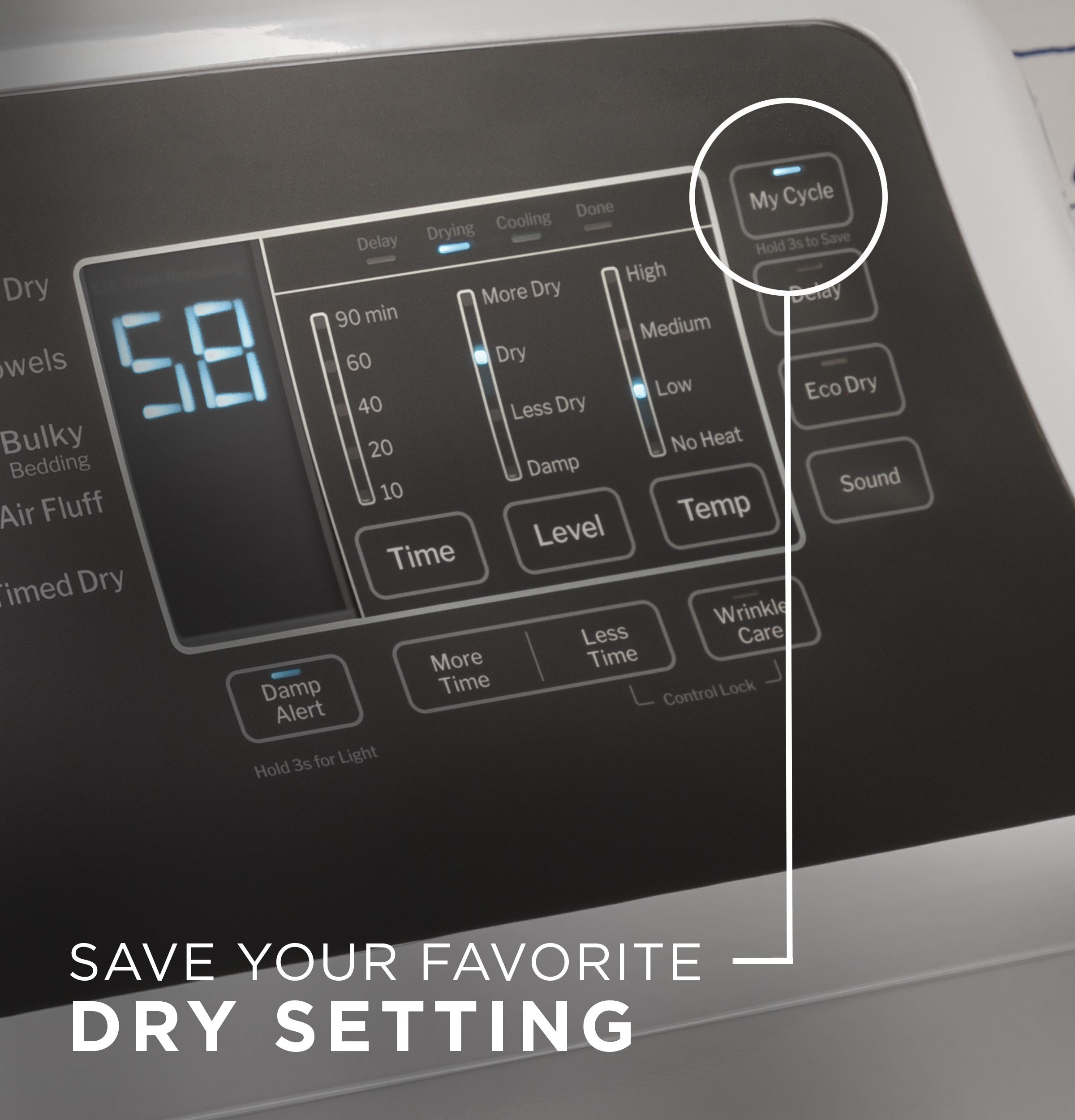7.4 cu. ft. Capacity Electric Dryer with Up To 120 ft. Venting and Sensor Dry view 16