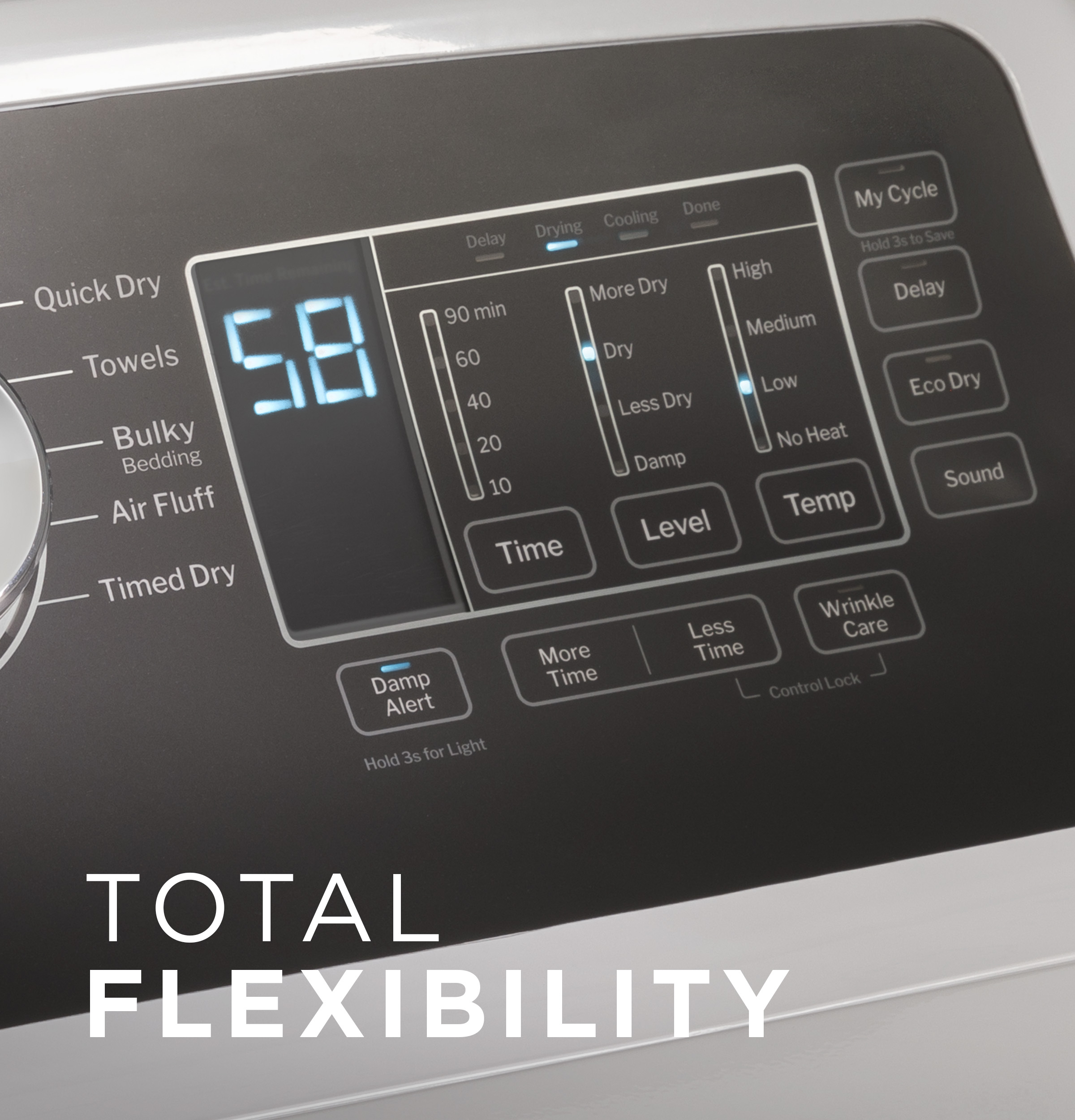 7.4 cu. ft. Capacity Gas Dryer with Up To 120 ft. Venting and Sensor Dry view 18