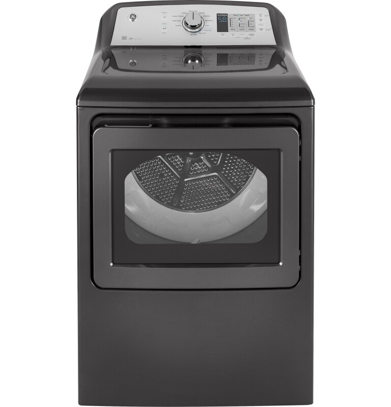 7.4 cu. ft. Capacity aluminized alloy drum Electric Dryer with HE Sensor Dry GTD65EBPLDG