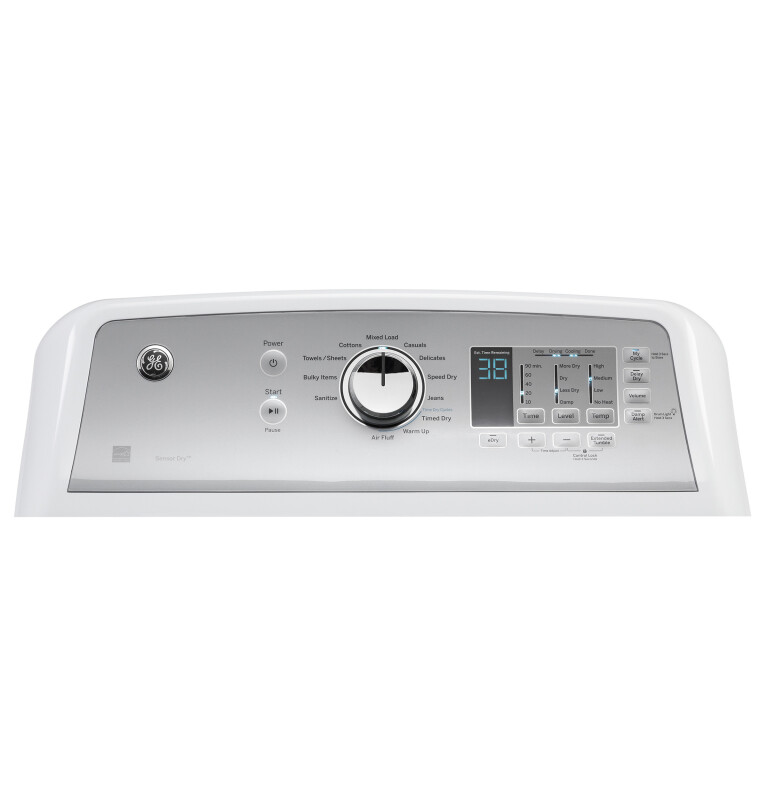 7.4 cu. ft. Capacity aluminized alloy drum Electric Dryer with Sensor Dry GTD65EBSJWS