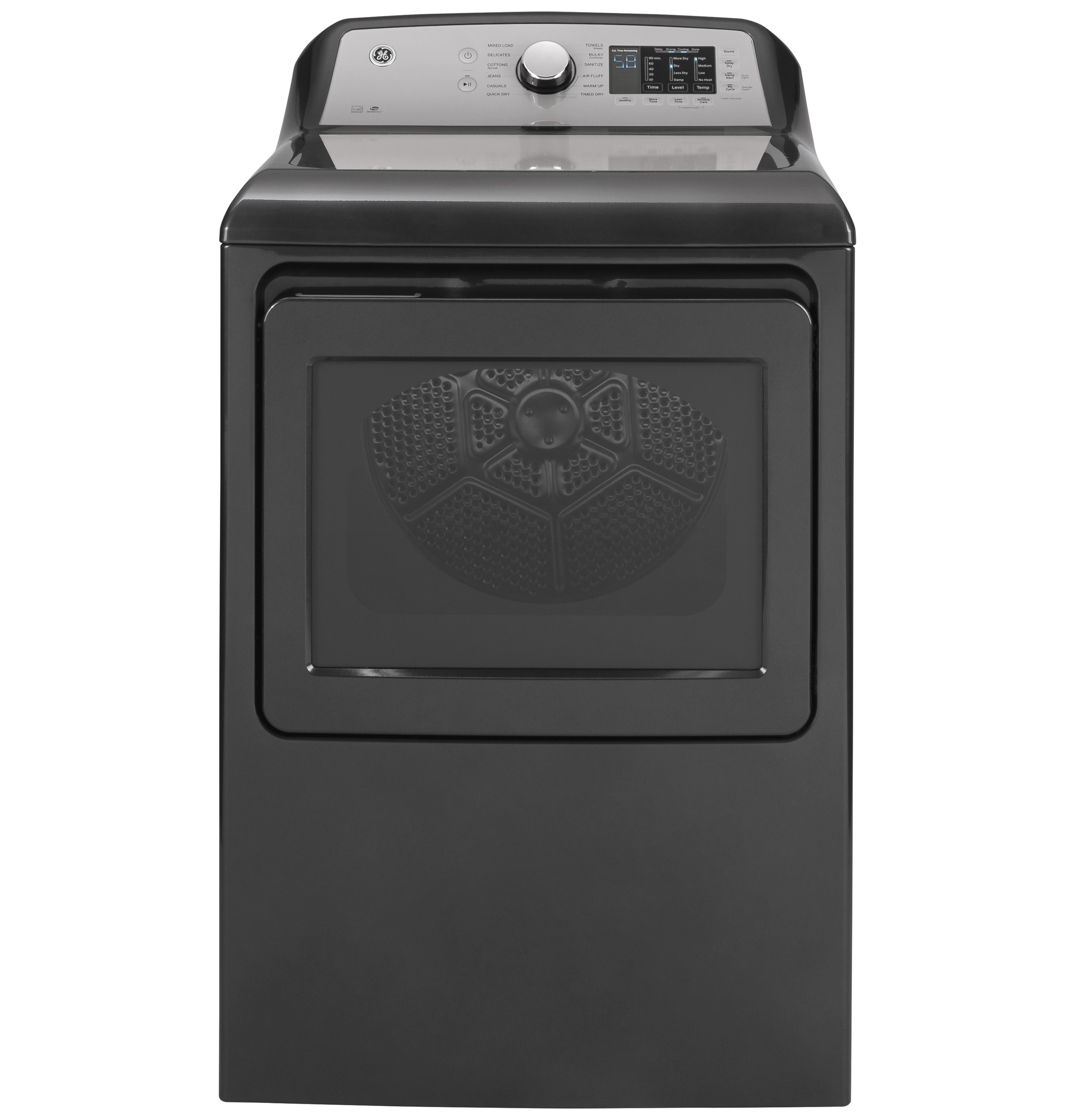 7.4 cu. ft. Capacity aluminized alloy drum Gas Dryer with Sanitize Cycle and Sensor Dry GTD72GBPNDG