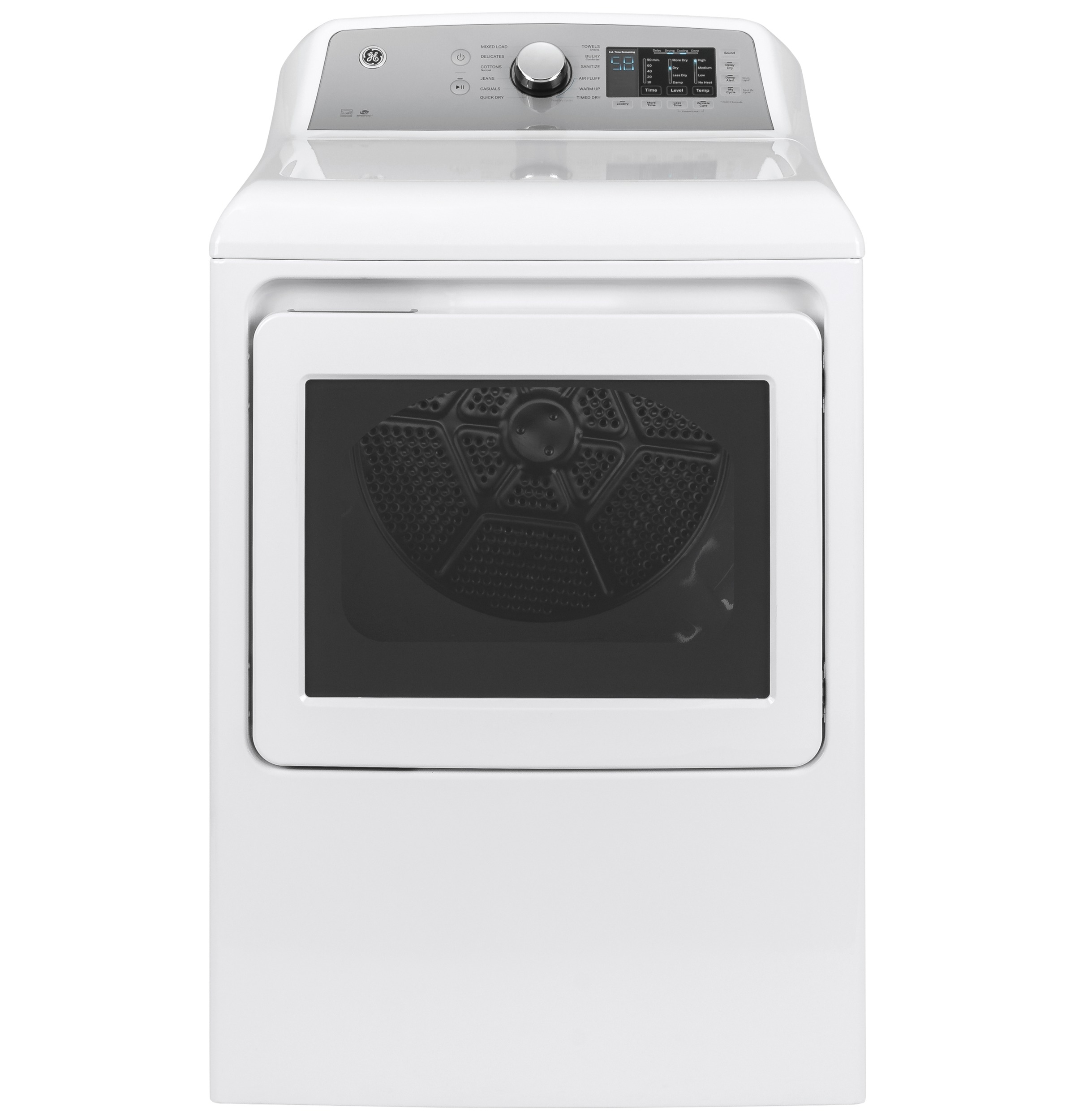 7.4 cu. ft. Capacity aluminized alloy drum Gas Dryer with Sanitize Cycle and Sensor Dry GTD72GBSNWS
