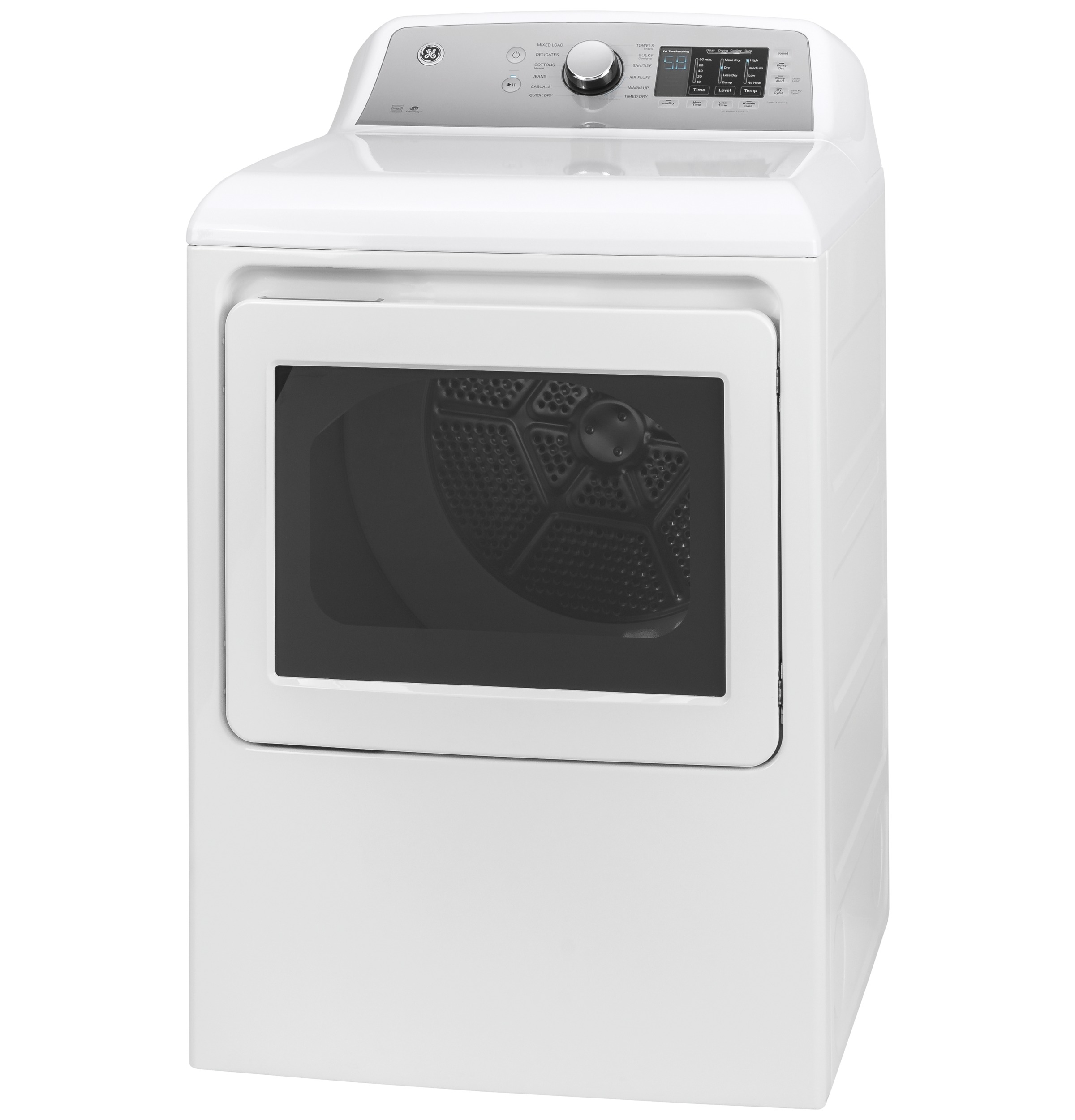 7.4 cu. ft. Capacity aluminized alloy drum Gas Dryer with Sanitize Cycle and Sensor Dry GTD72GBSNWS