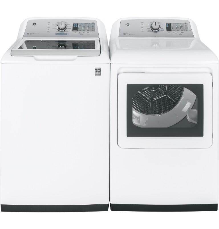 7.4 cu. ft. Capacity Smart aluminized alloy drum Electric Dryer with HE Sensor Dry GTD75ECSLWS