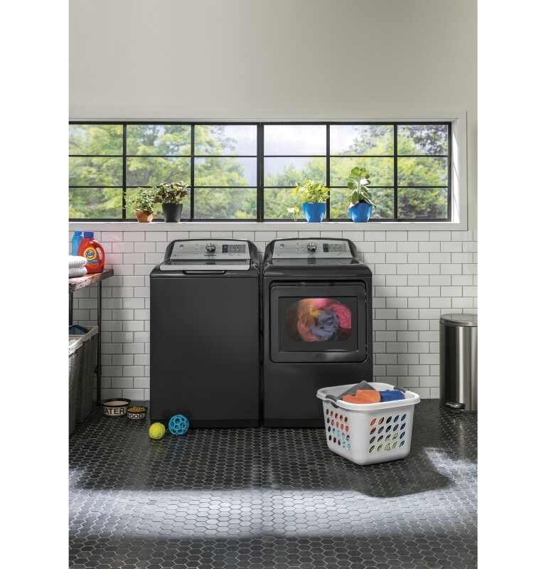 7.4 cu. ft. Capacity Smart aluminized alloy drum Gas Dryer with HE Sensor Dry GTD75GCPLDG, product image 6 of 16