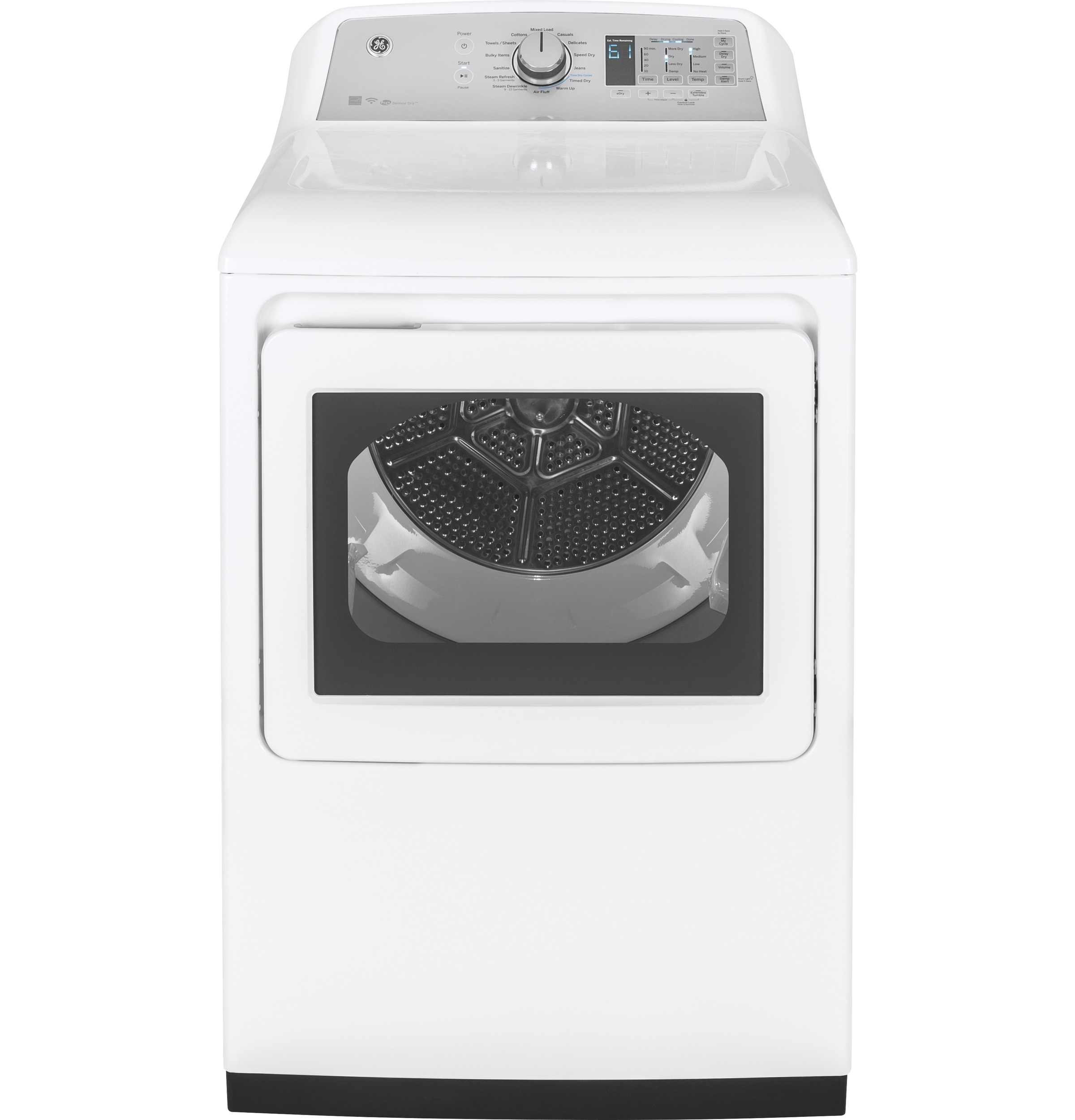 7.4 cu. ft. Capacity Smart aluminized alloy drum Gas Dryer with HE Sensor Dry GTD75GCSLWS
