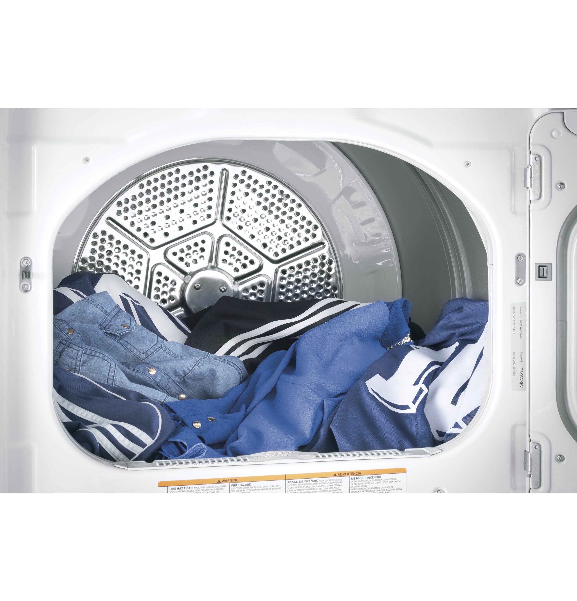 7.4 cu. ft. Capacity Smart aluminized alloy drum Gas Dryer with HE Sensor Dry GTD75GCSLWS