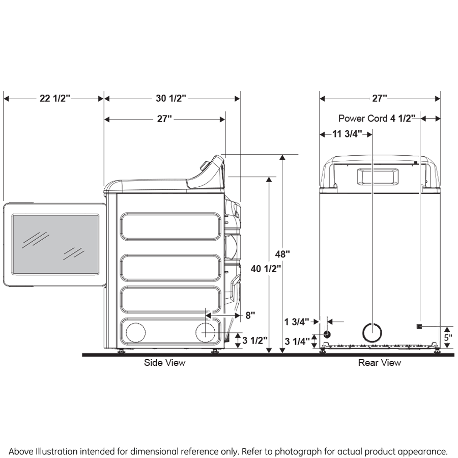 7.4 cu. ft. Capacity Smart aluminized alloy drum Gas Dryer with HE Sensor Dry GTD75GCSLWS