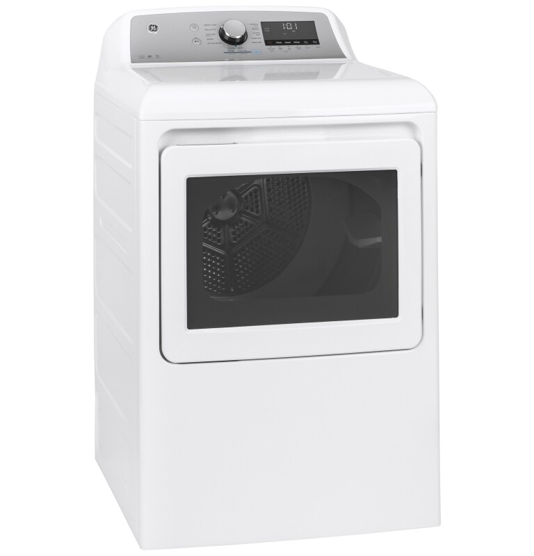 7.4 cu. ft. Capacity Smart aluminized alloy drum Electric Dryer with Sanitize Cycle and Sensor Dry GTD84ECSNWS