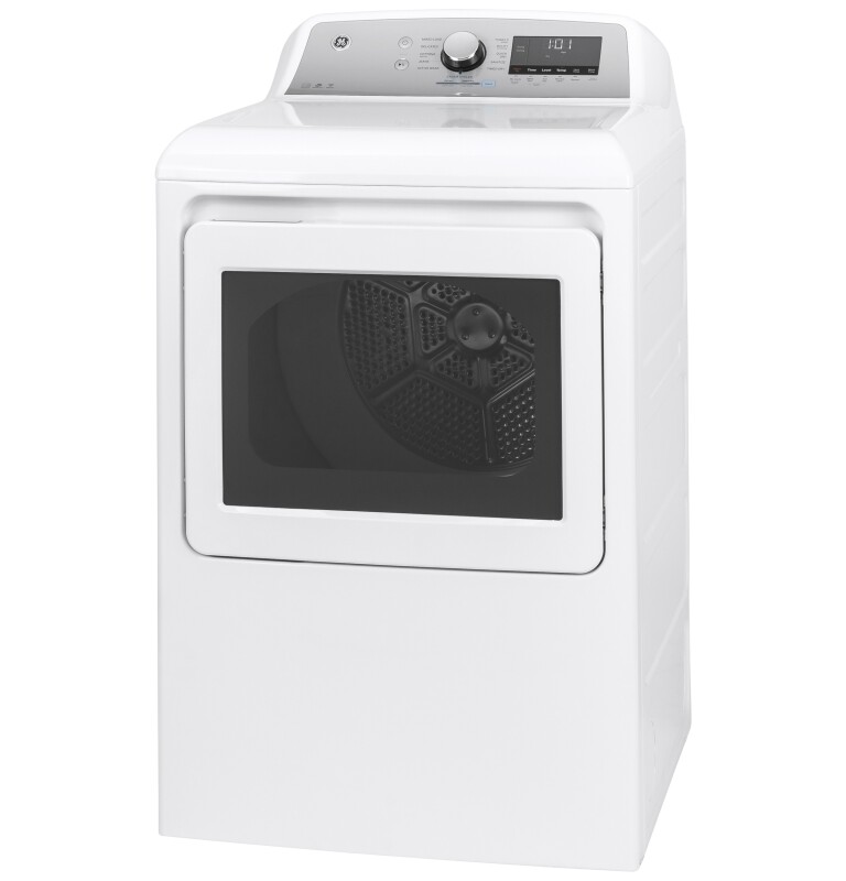 7.4 cu. ft. Capacity Smart aluminized alloy drum Electric Dryer with Sanitize Cycle and Sensor Dry GTD84ECSNWS