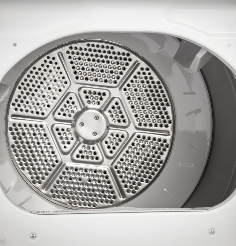 7.4 cu. ft. Capacity Smart aluminized alloy drum Electric Dryer with Sanitize Cycle and Sensor Dry GTD84ECSNWS