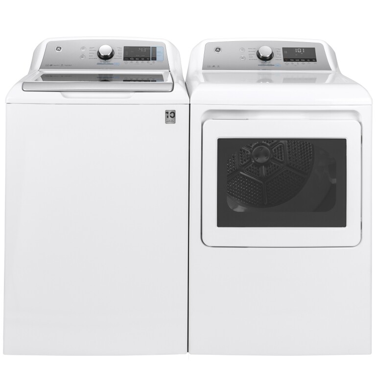 7.4 cu. ft. Capacity Smart aluminized alloy drum Electric Dryer with Sanitize Cycle and Sensor Dry GTD84ECSNWS