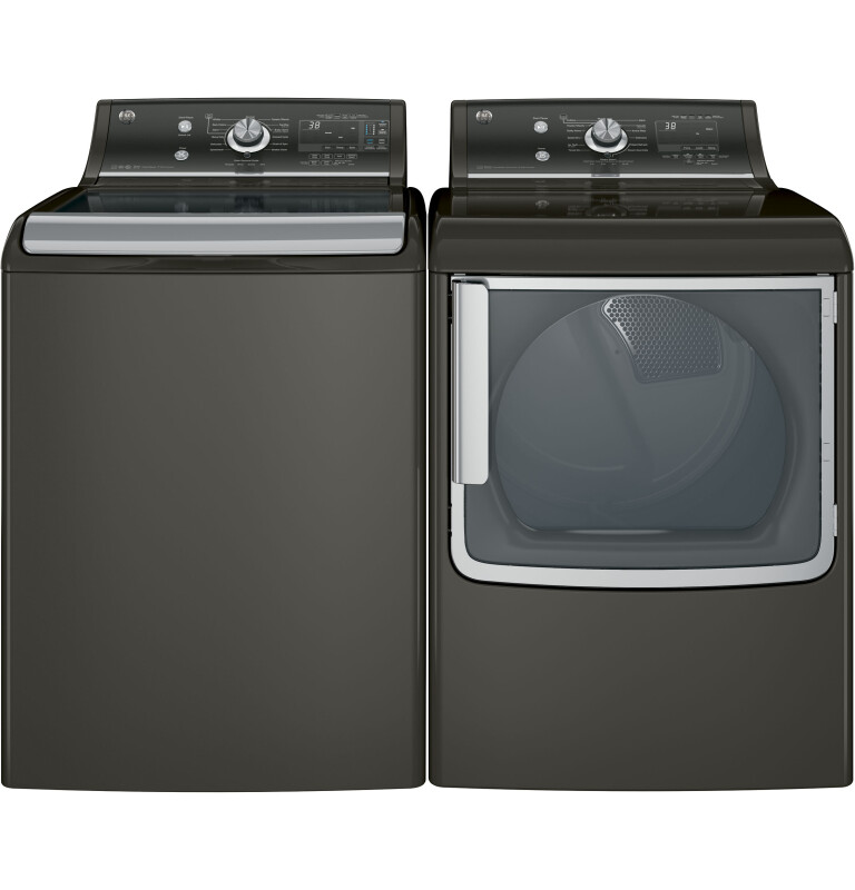 7.8 cu. ft. capacity electric dryer with stainless steel drum and steam GTD86ESPJMC