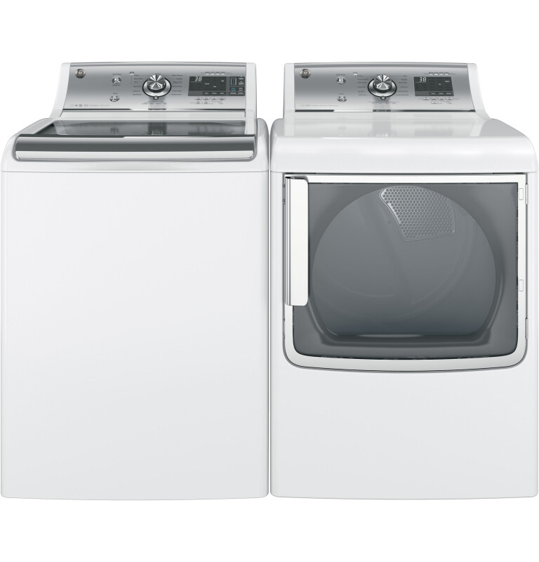 7.8 cu. ft. capacity gas dryer with stainless steel drum and steam GTD86GSSJWS