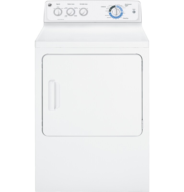 Long Vent 7.0 cu. ft. capacity Dura Drum electric dryer GTDL210EDWW