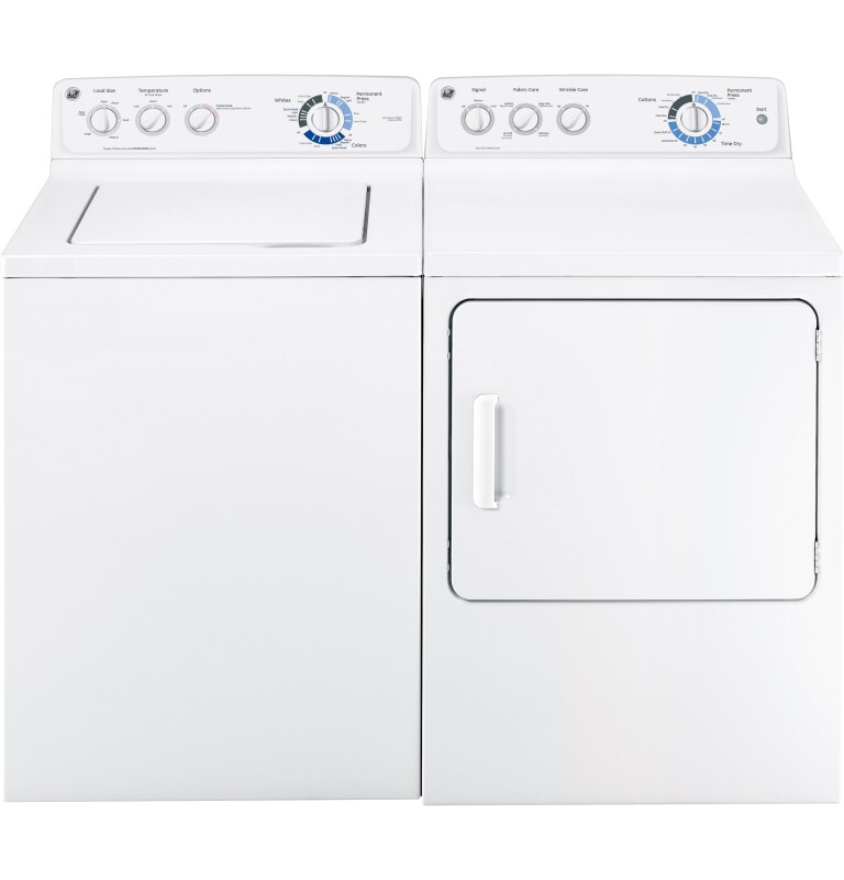 Long Vent 7.0 cu. ft. capacity Dura Drum electric dryer GTDL210EDWW, product image 4 of 6