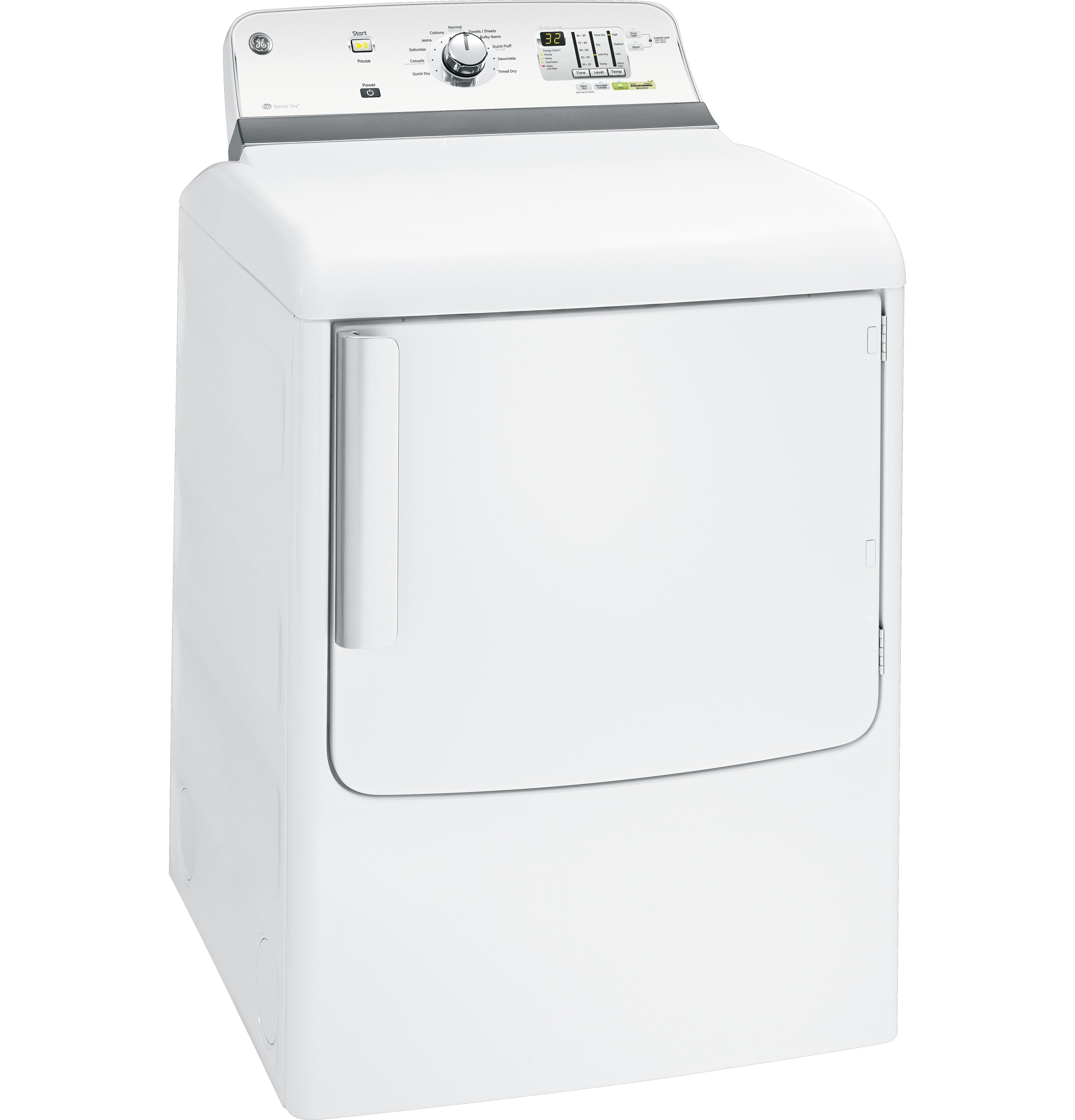 Long Vent 7.8 cu. ft. capacity gas dryer GTDL740GDWW, product image 3 of 6