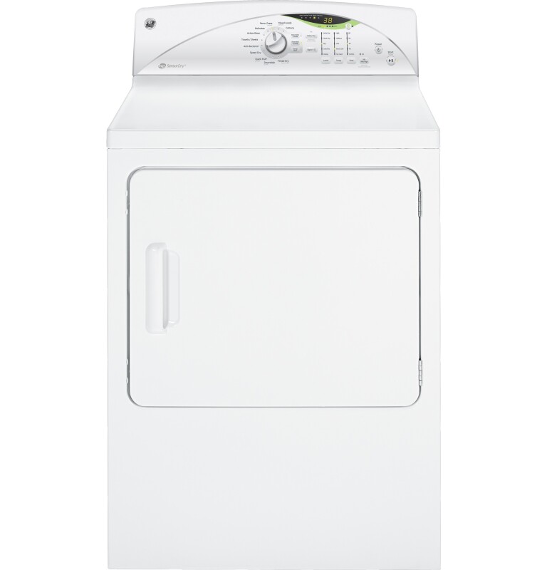 7.0 cu. ft. stainless steel capacity electric dryer with HE SensorDry GTDN550EDWW