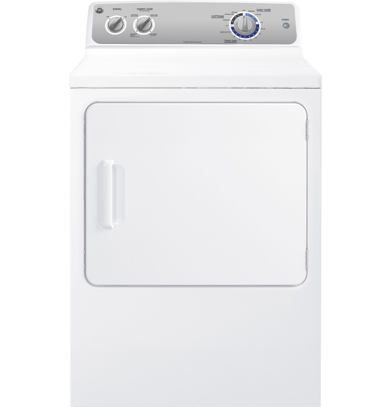 GE 7.0 cu. ft. capacity DuraDrum electric dryer White GTDP301ELWS Picture 1