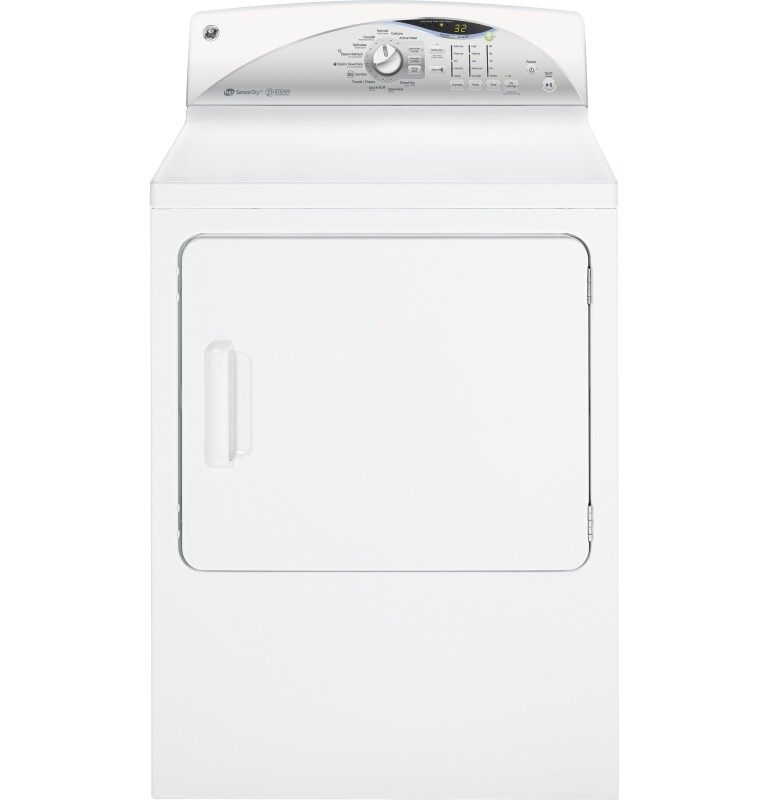 7.0 cu. ft. capacity electric dryer with steam and HE Sensor Dry GTDS560EFWS
